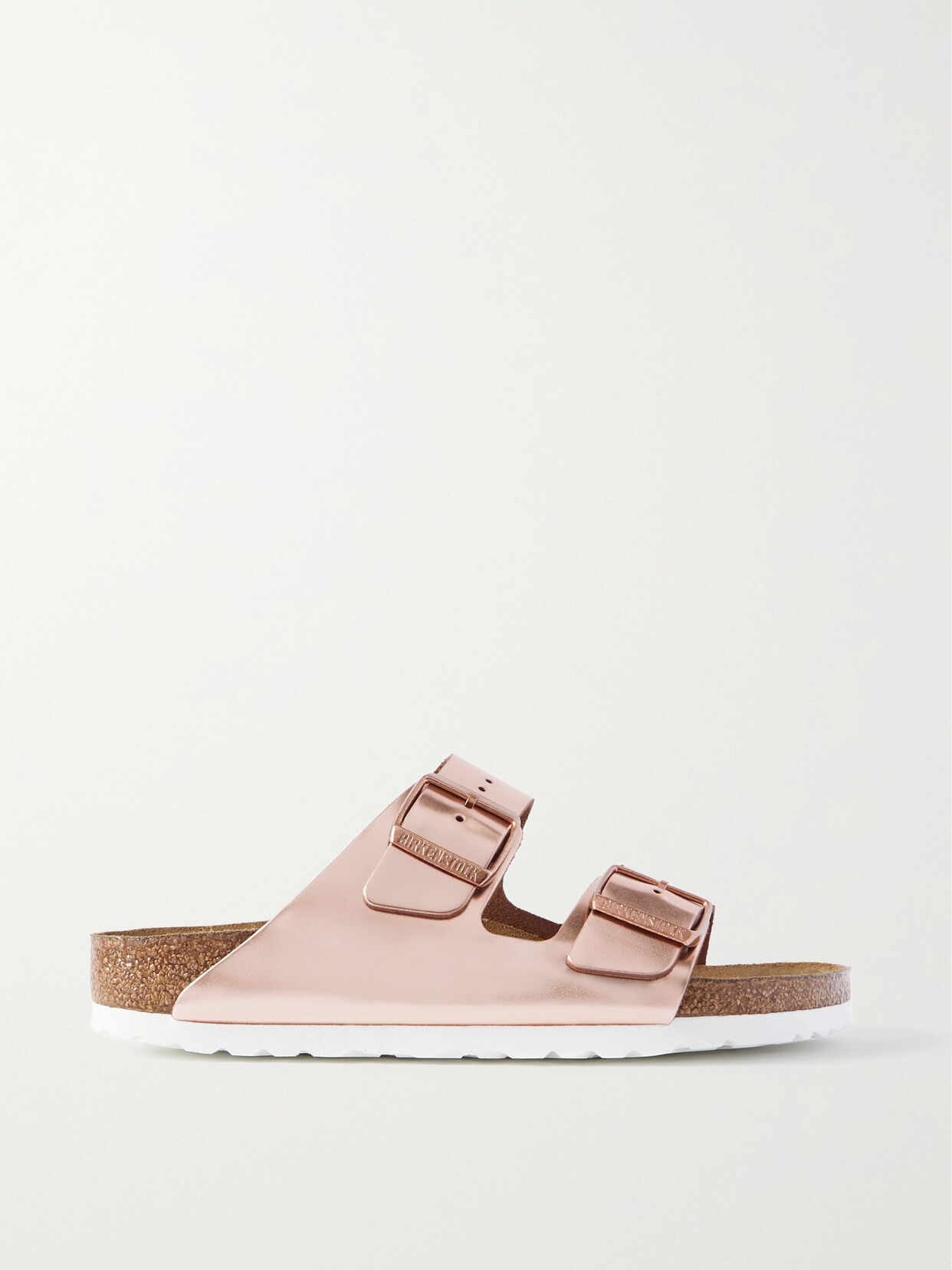 Birkenstock - Arizona Metallic Leather Sandals - IT38