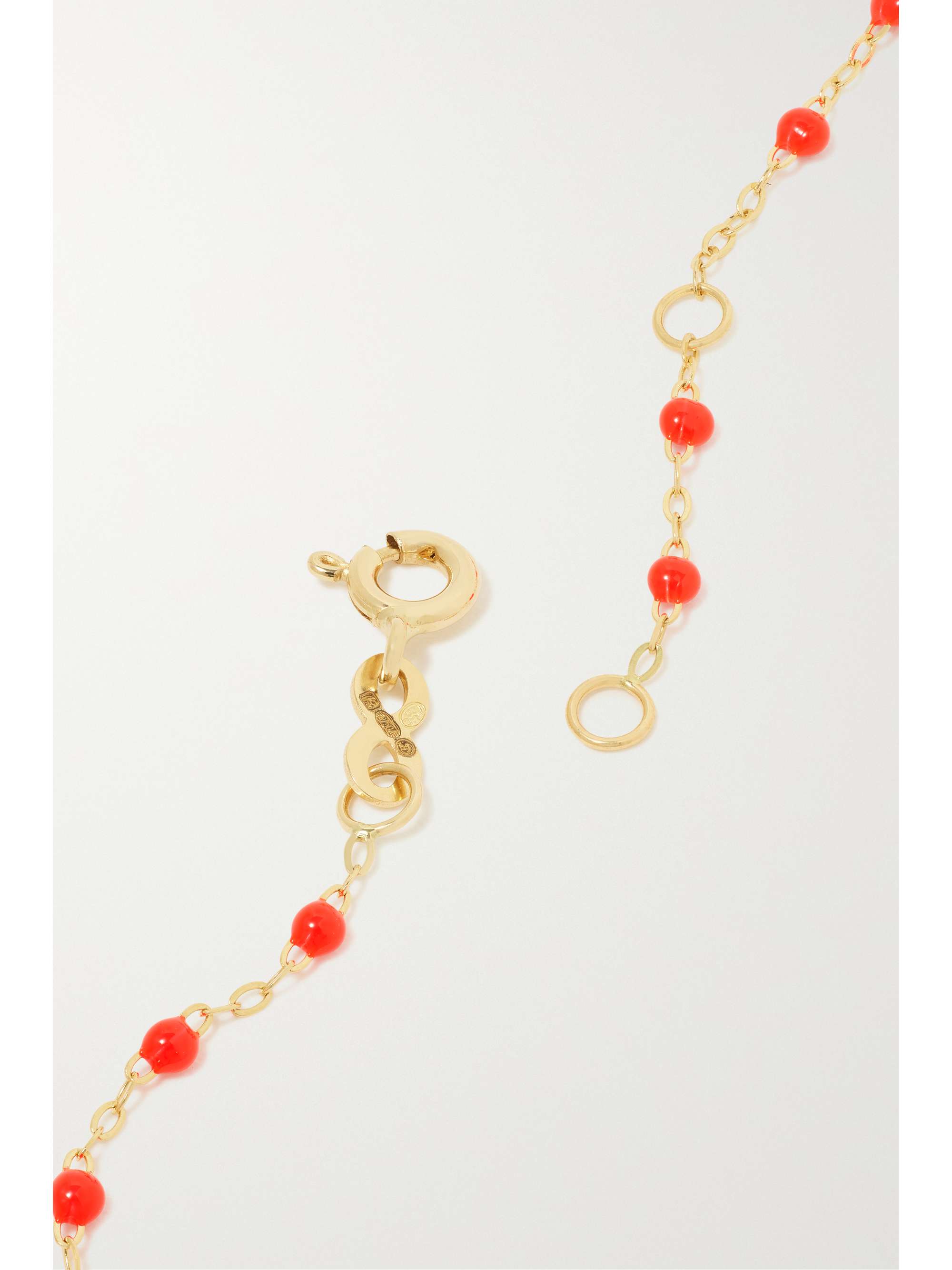 GIGI CLOZEAU Classic Gigi Star Kette aus 18 Karat Gold mit Diamant und Details aus Harz