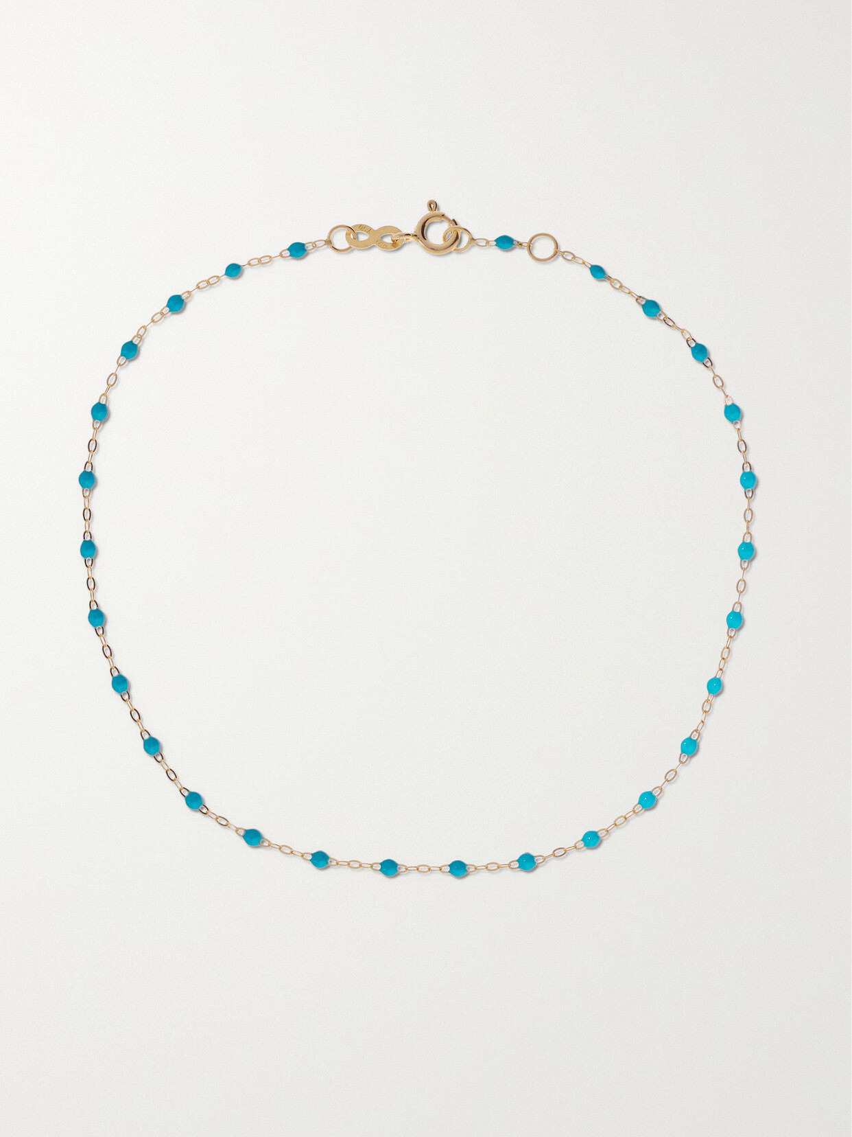 Gigi Clozeau - Classic Gigi 18-karat Gold And Resin Anklet - Blue