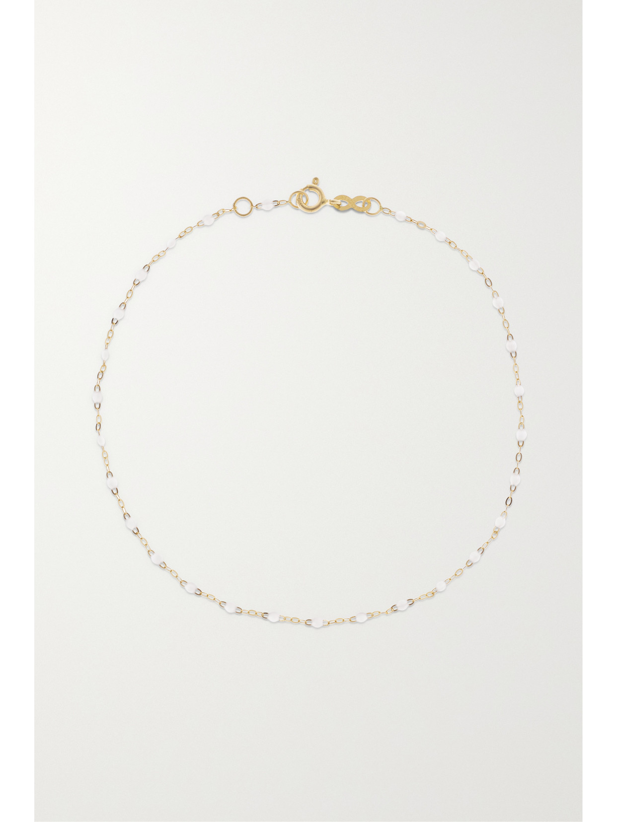 Gigi Clozeau - Classic Gigi 18-karat Gold And Resin Anklet - one size