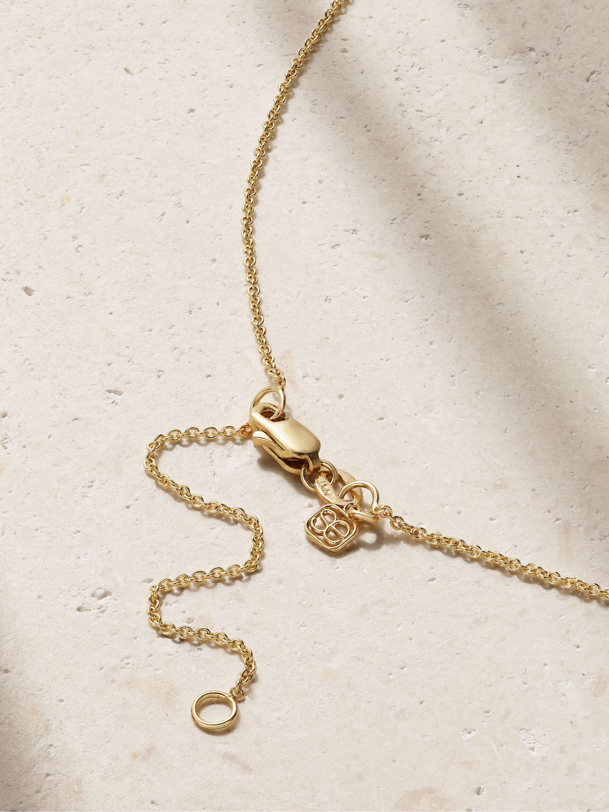 SYDNEY EVAN 14-karat gold diamond necklace