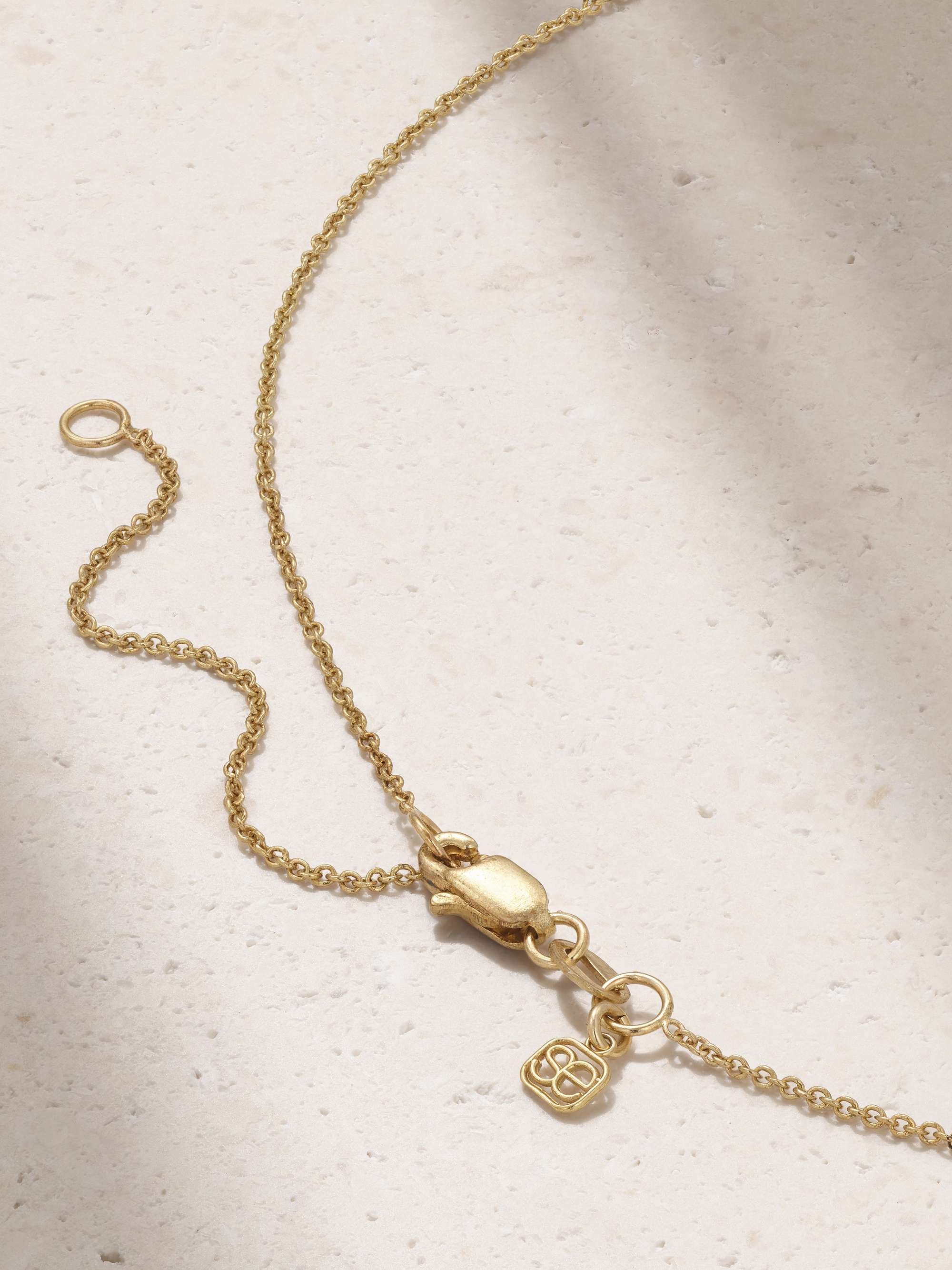 SYDNEY EVAN Icon 14K 黄金钻石项链