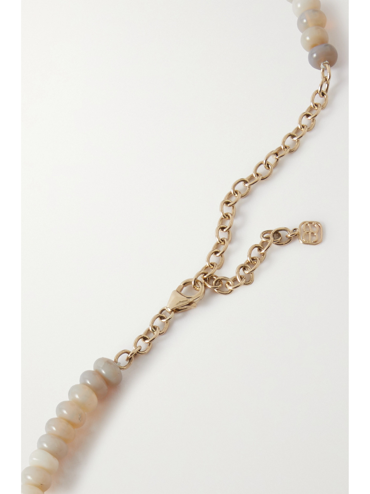 Shop Sydney Evan 14-karat Gold Multi-stone Necklace