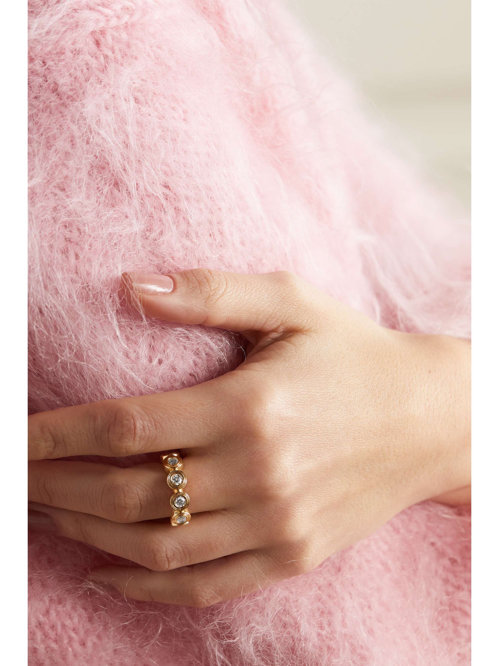 SYDNEY EVAN 14-karat gold diamond ring
