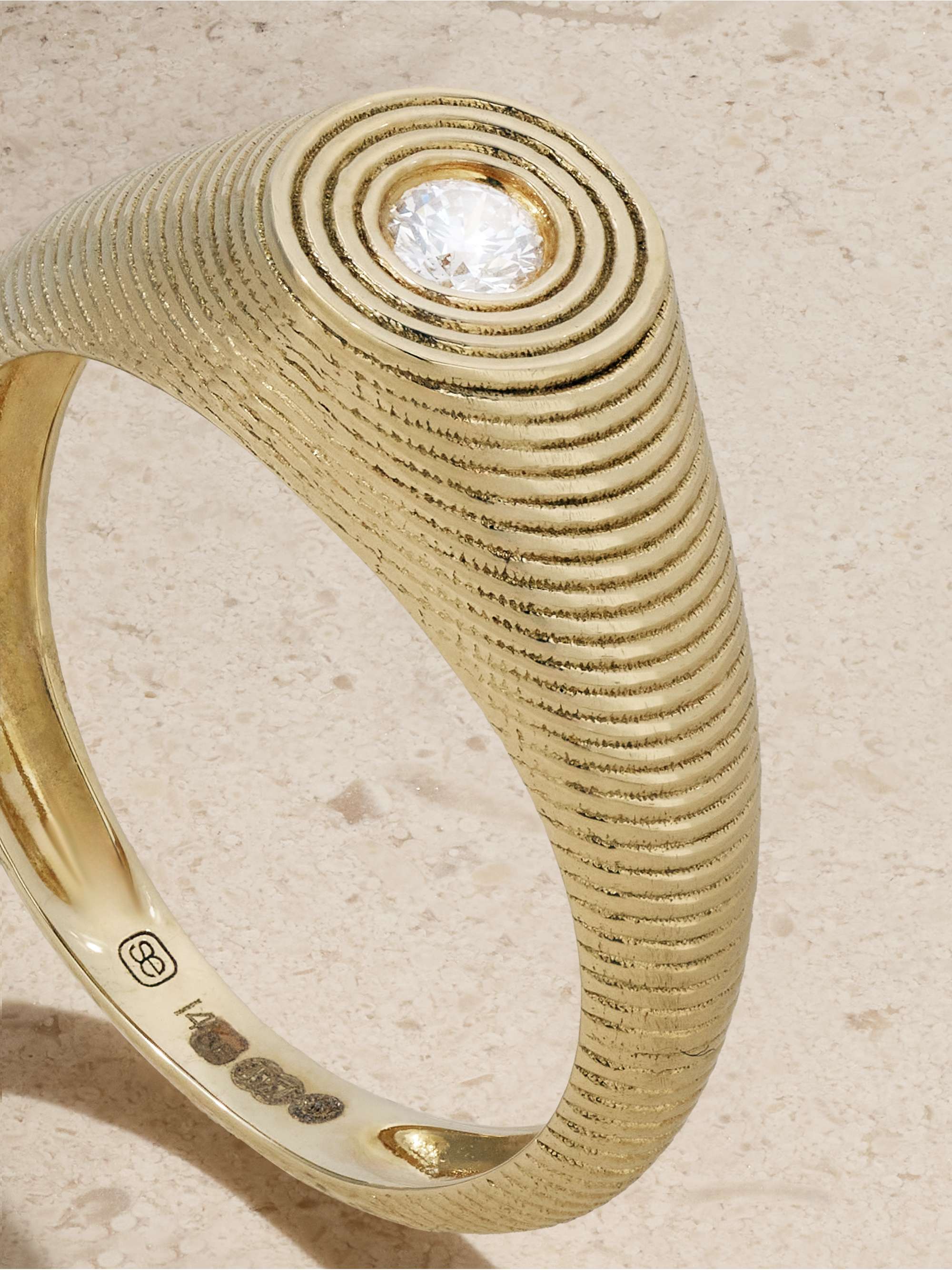 SYDNEY EVAN 14-karat gold diamond ring