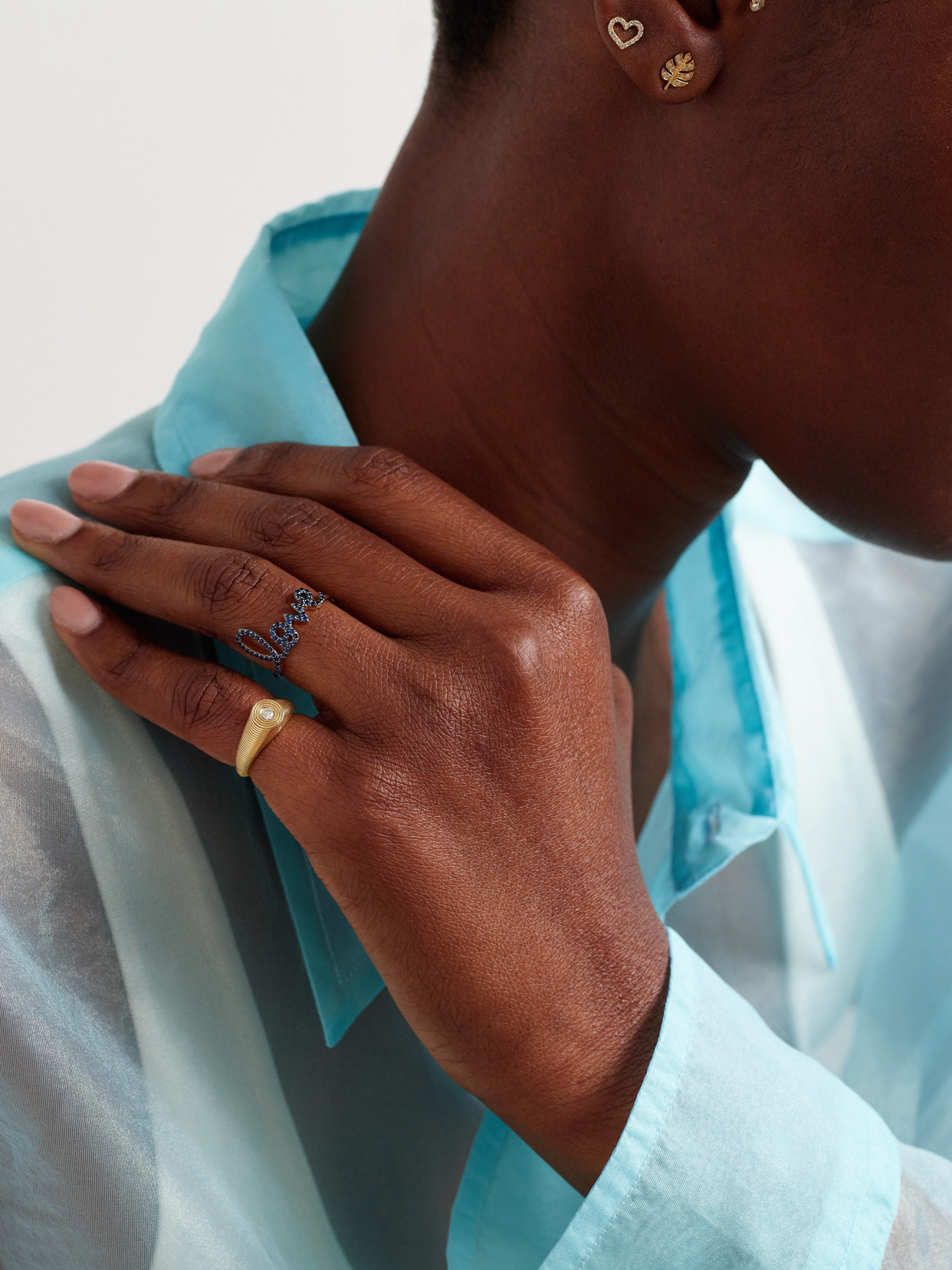 Sydney Evan 14-karat Gold Diamond Ring In Gold
