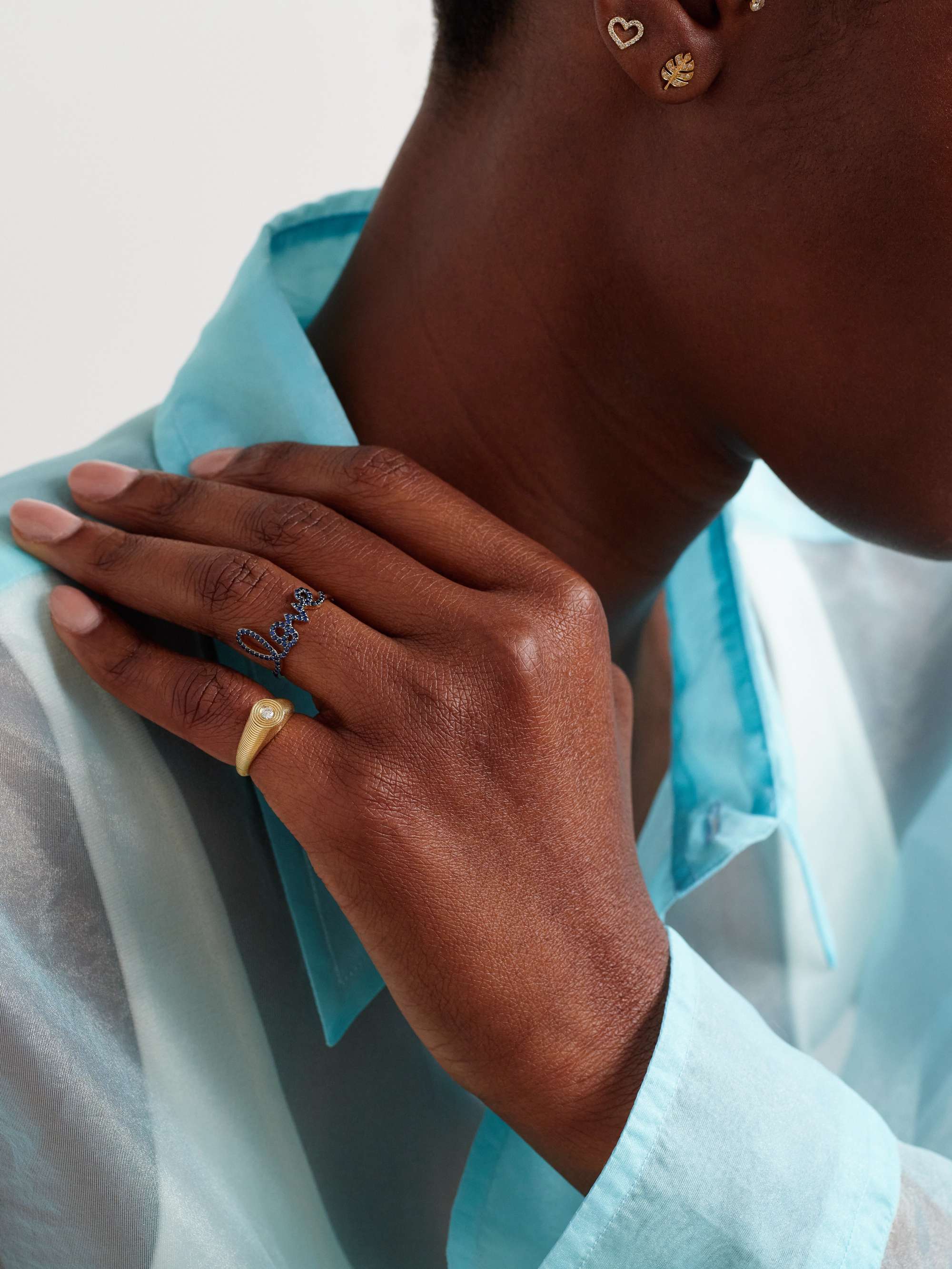 SYDNEY EVAN 14-karat gold diamond ring