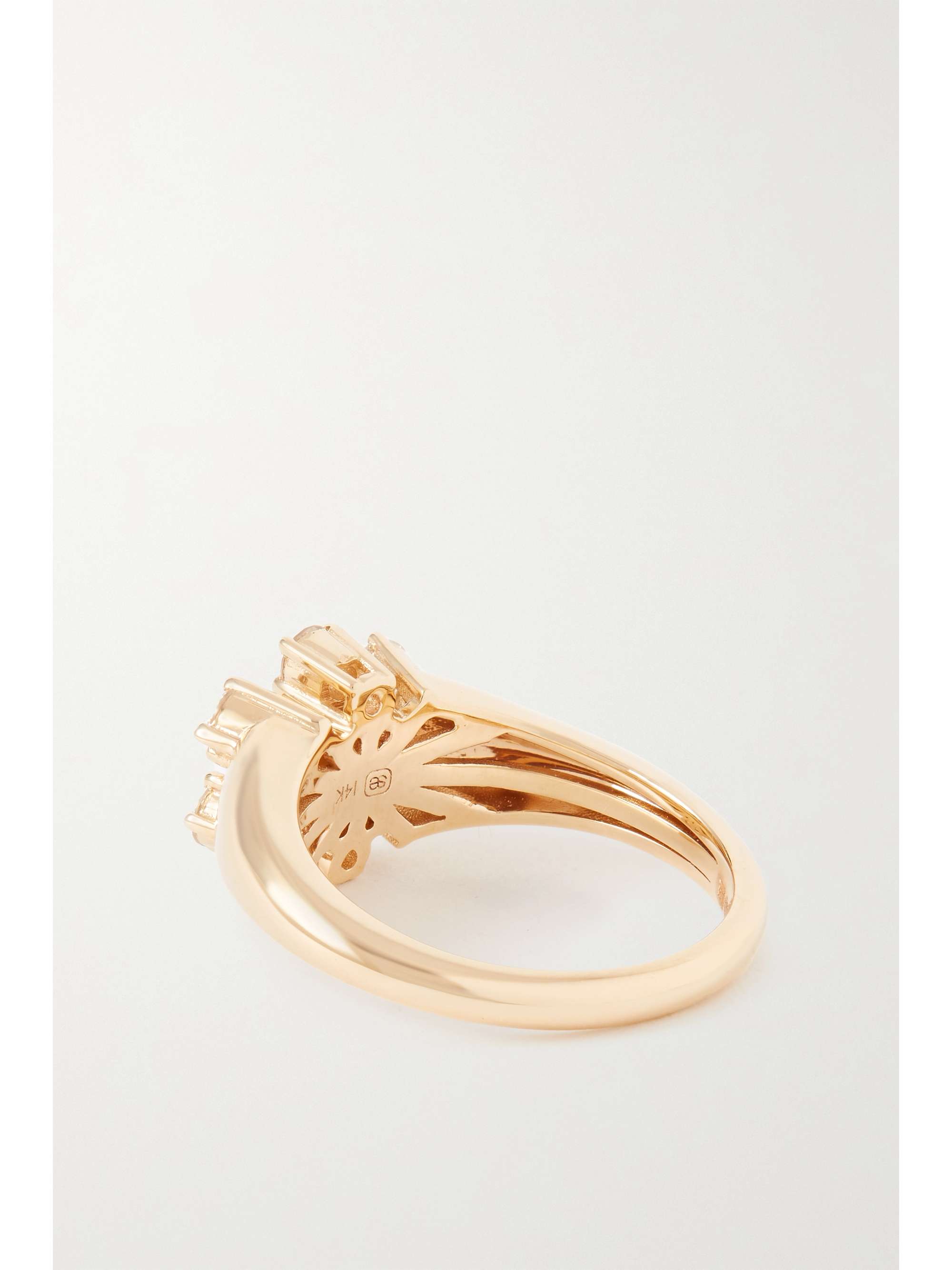 SYDNEY EVAN 14-karat gold diamond ring