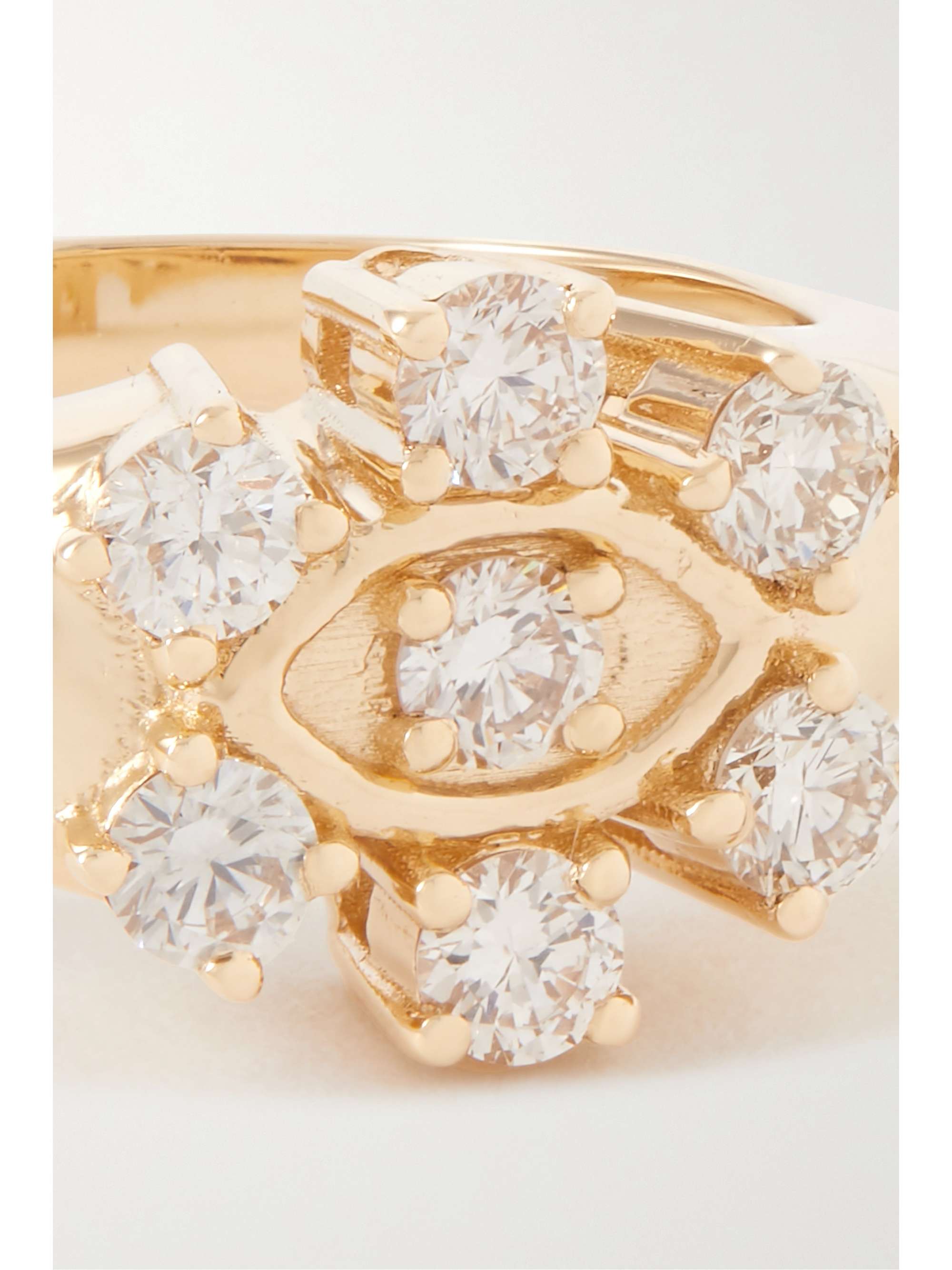 SYDNEY EVAN 14-karat gold diamond ring