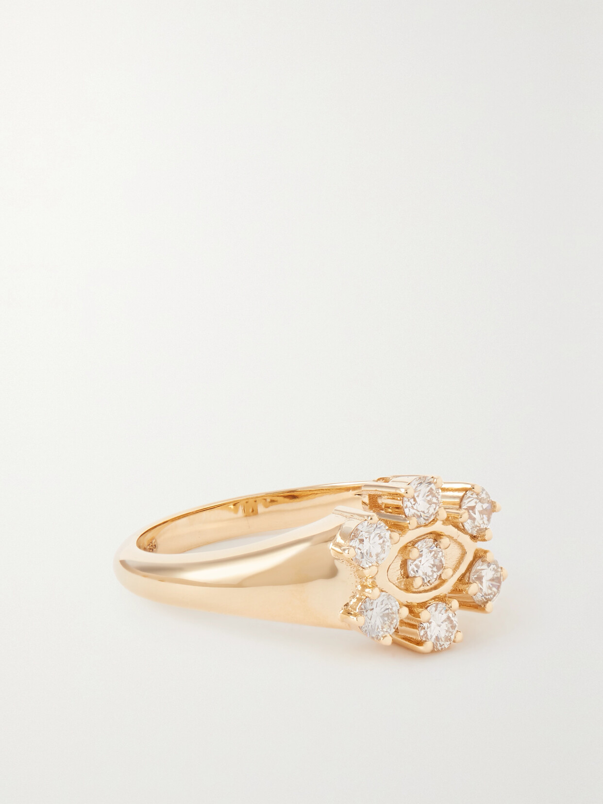 Sydney Evan 14-karat Gold Diamond Ring