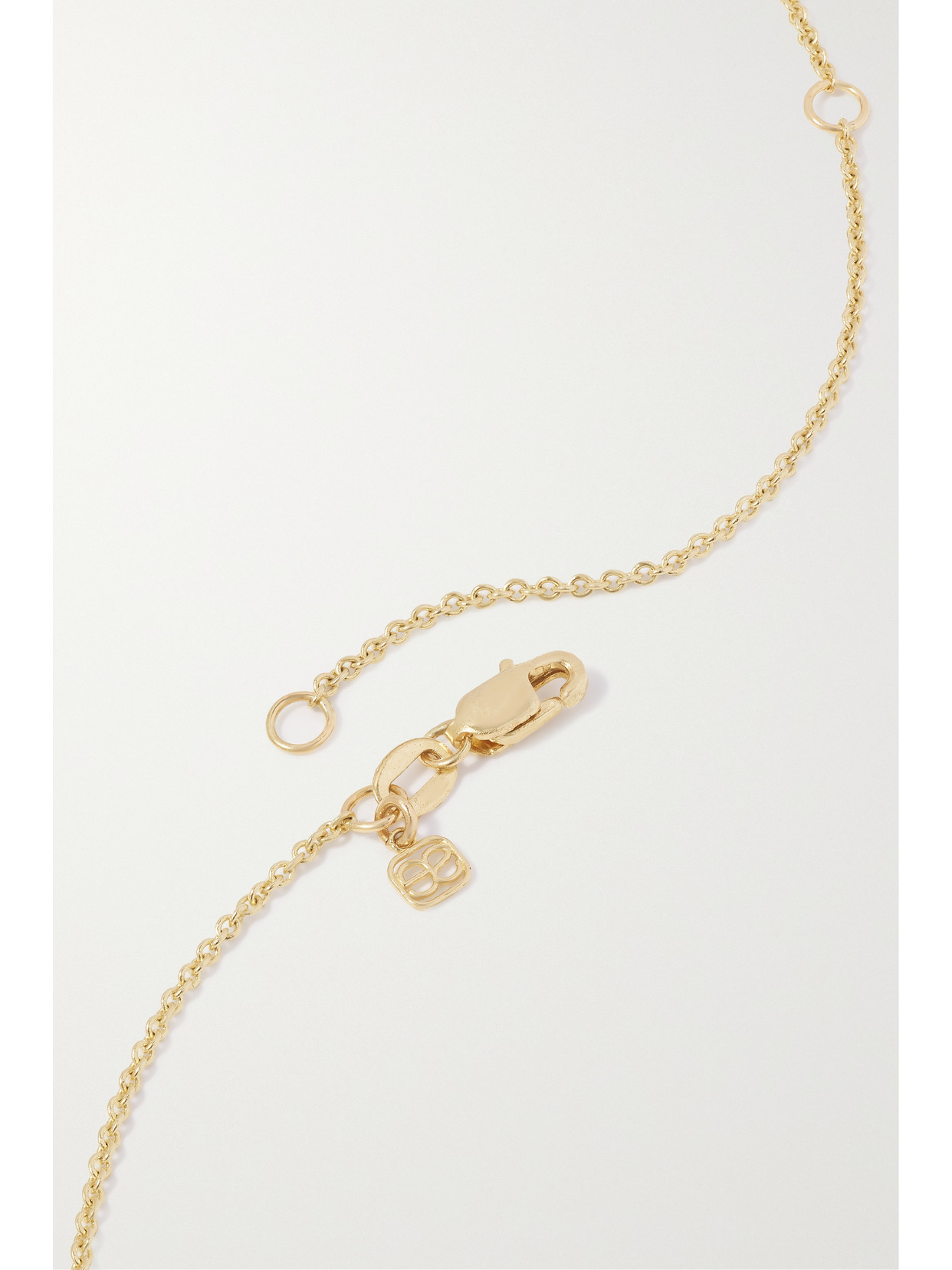 Sydney Evan Small Butterfly 14-karat Gold, Diamond And Turquoise Necklace In Gold