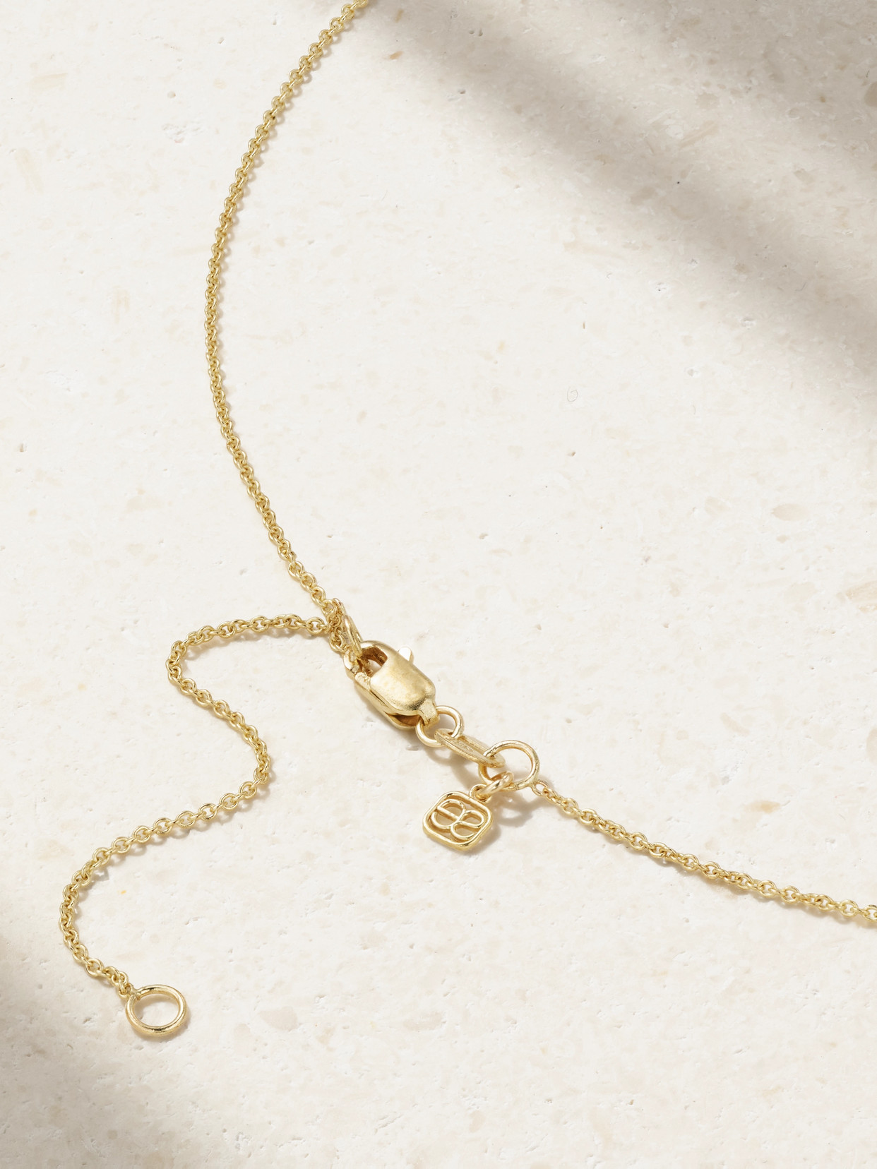 Sydney Evan 14-karat Gold, Turquoise And Diamond Necklace In Gold