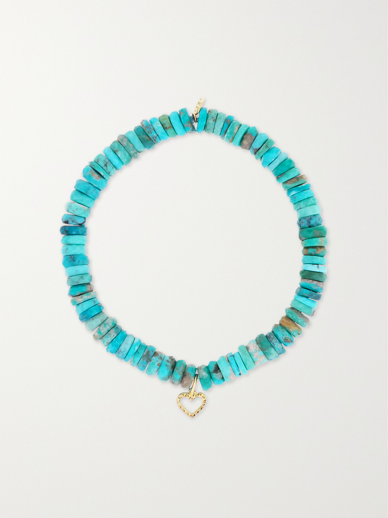 Sydney Evan - Arizona Small 14-karat Gold, Turquoise And Diamond Bracelet - Blue