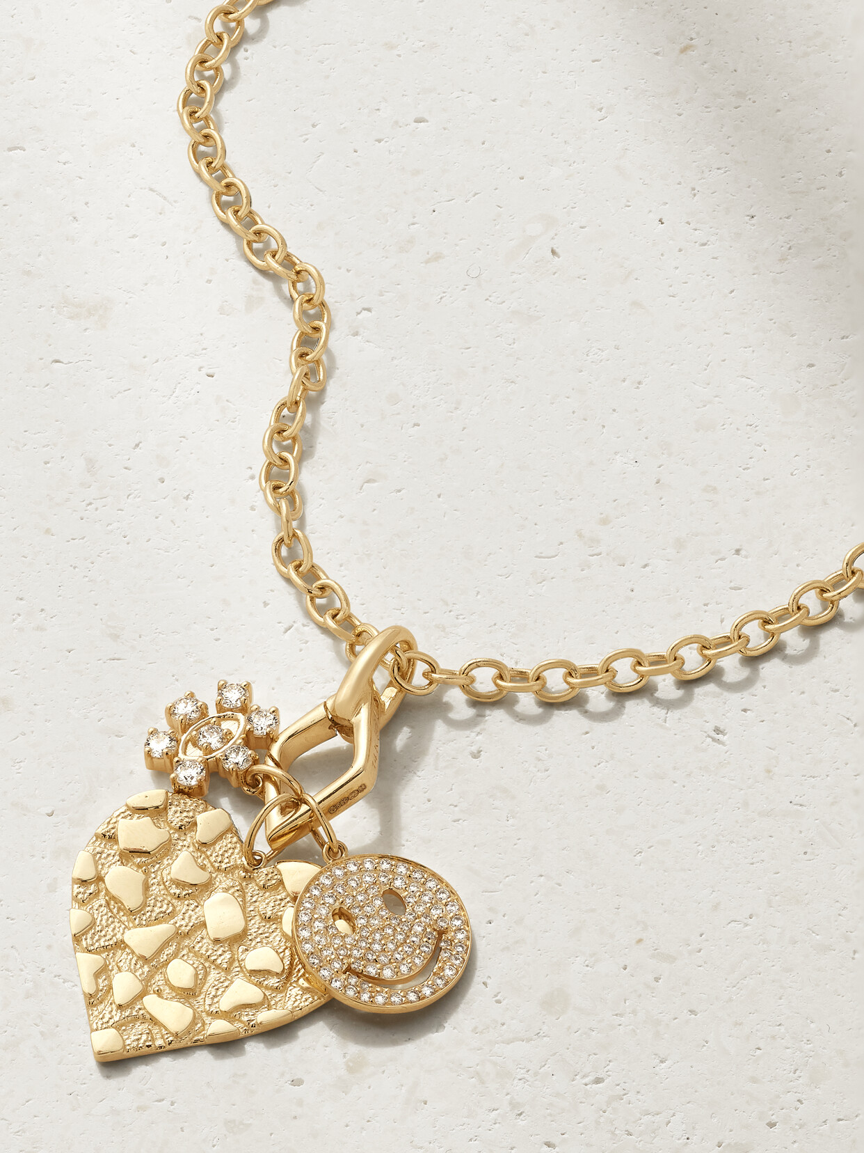 Sydney Evan 14-karat  Diamond Necklace