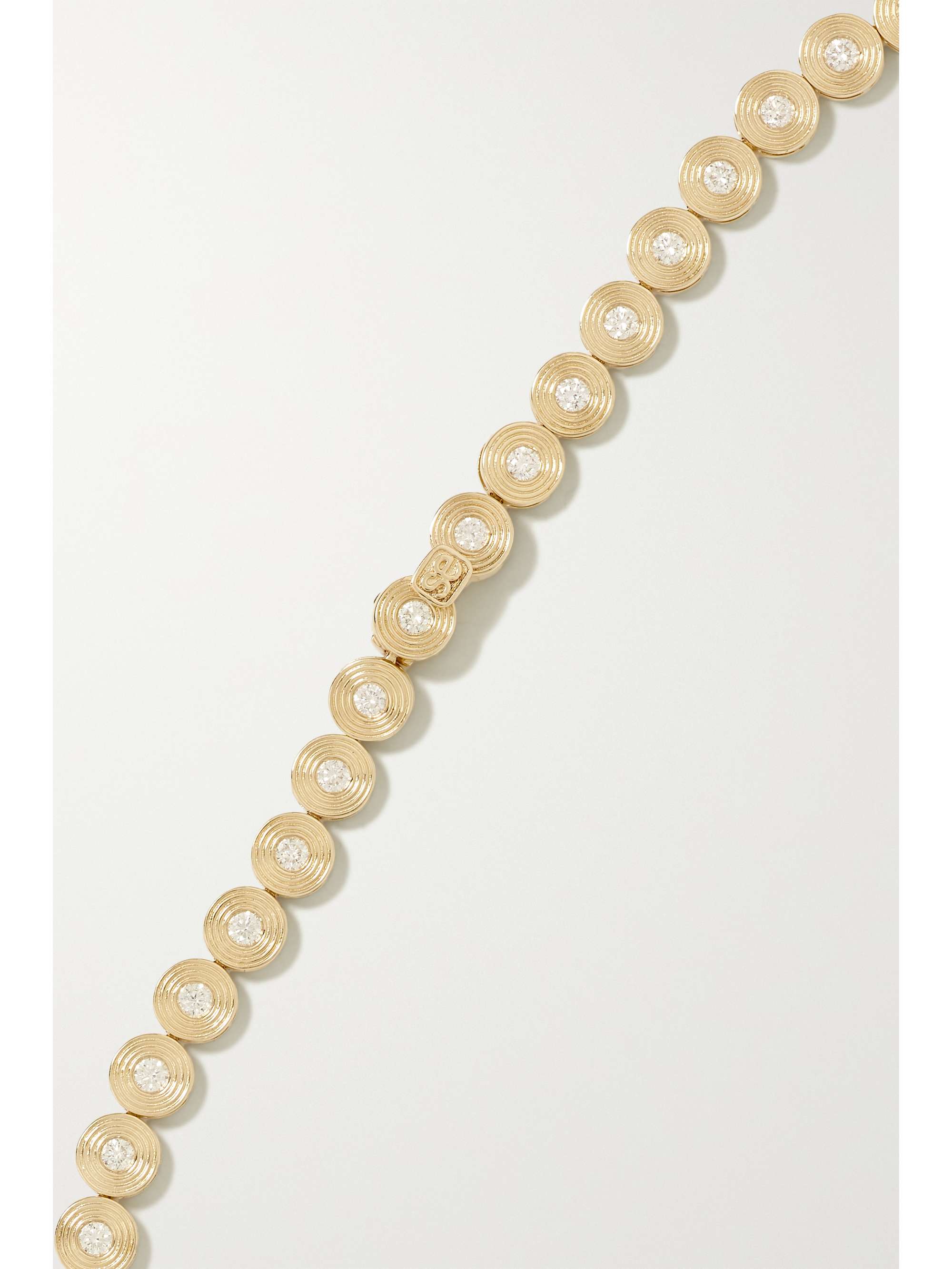 SYDNEY EVAN 14-karat gold diamond necklace