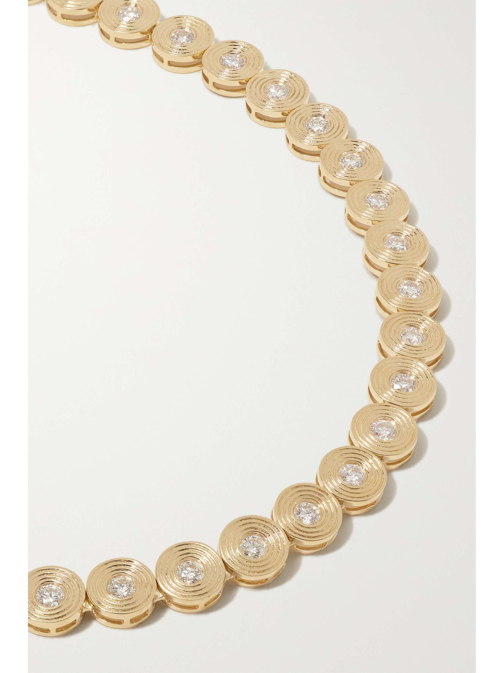 SYDNEY EVAN 14-karat gold diamond necklace