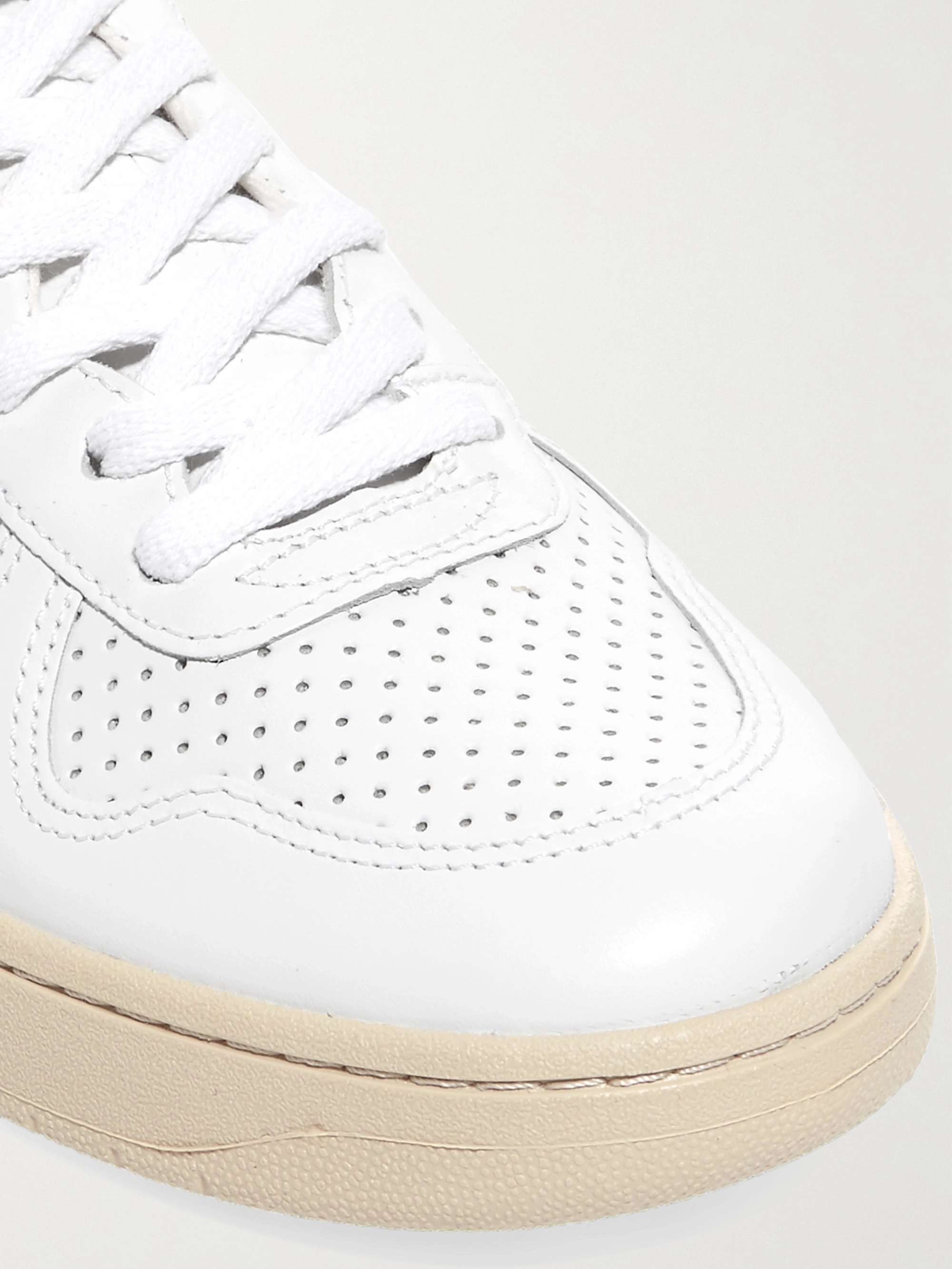 VEJA + NET SUSTAIN V-10 leather sneakers