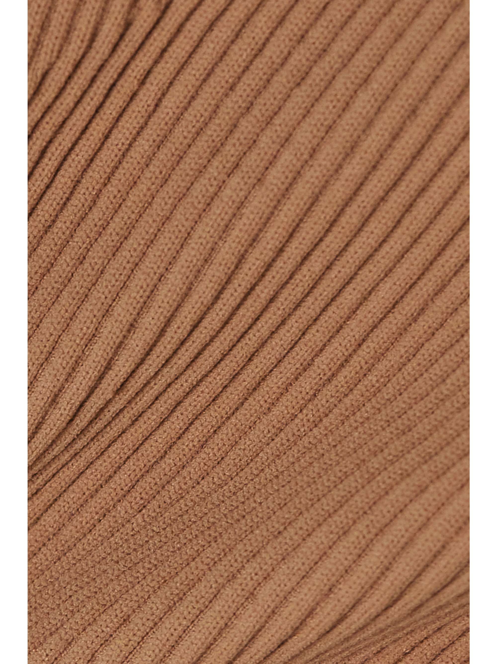 ANDREĀDAMO Höschen aus geripptem Stretch-Jersey mit Cut-outs
