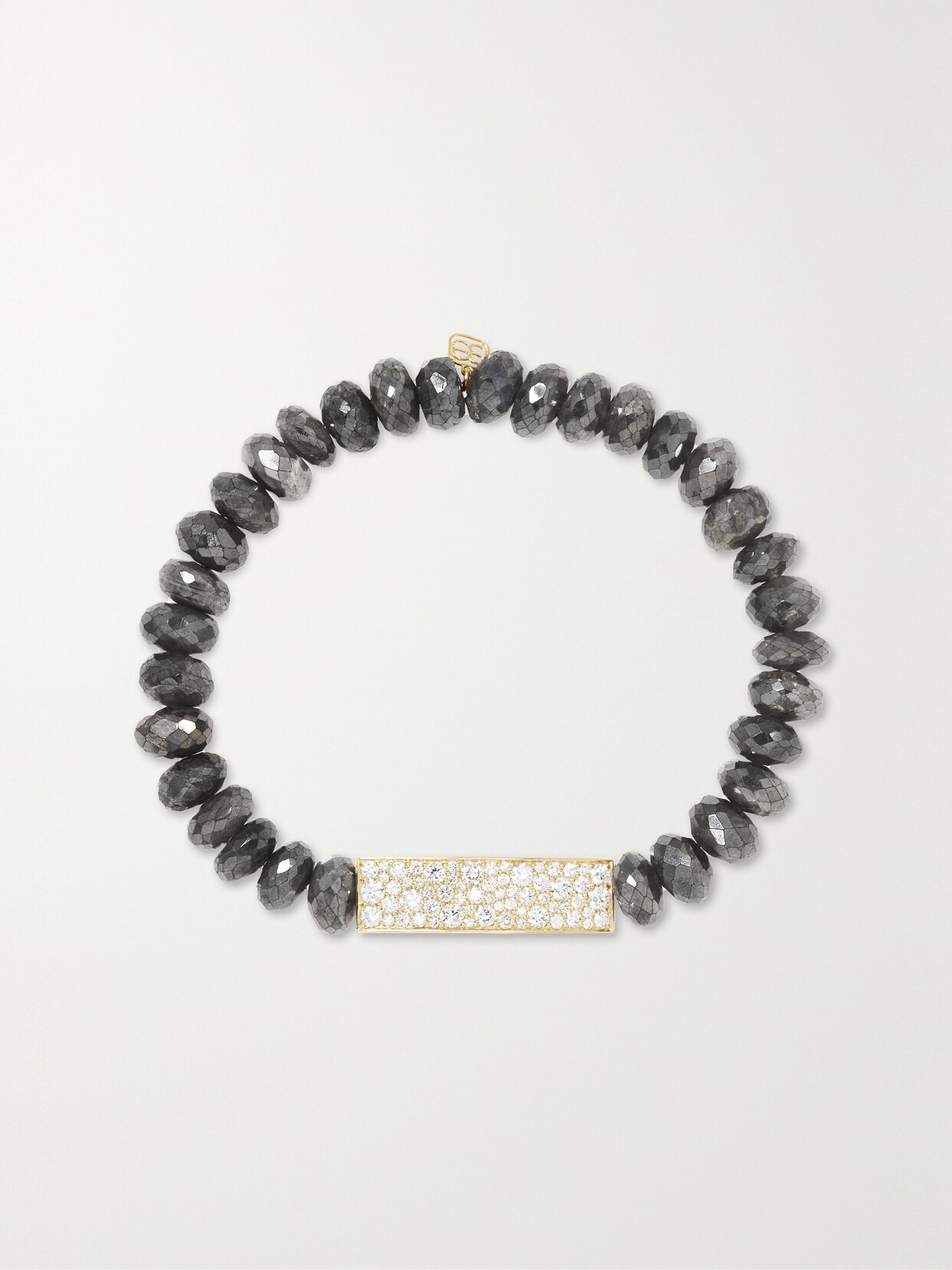 Sydney Evan - 14-karat Gold, Labradorite And Diamond Bracelet - one size