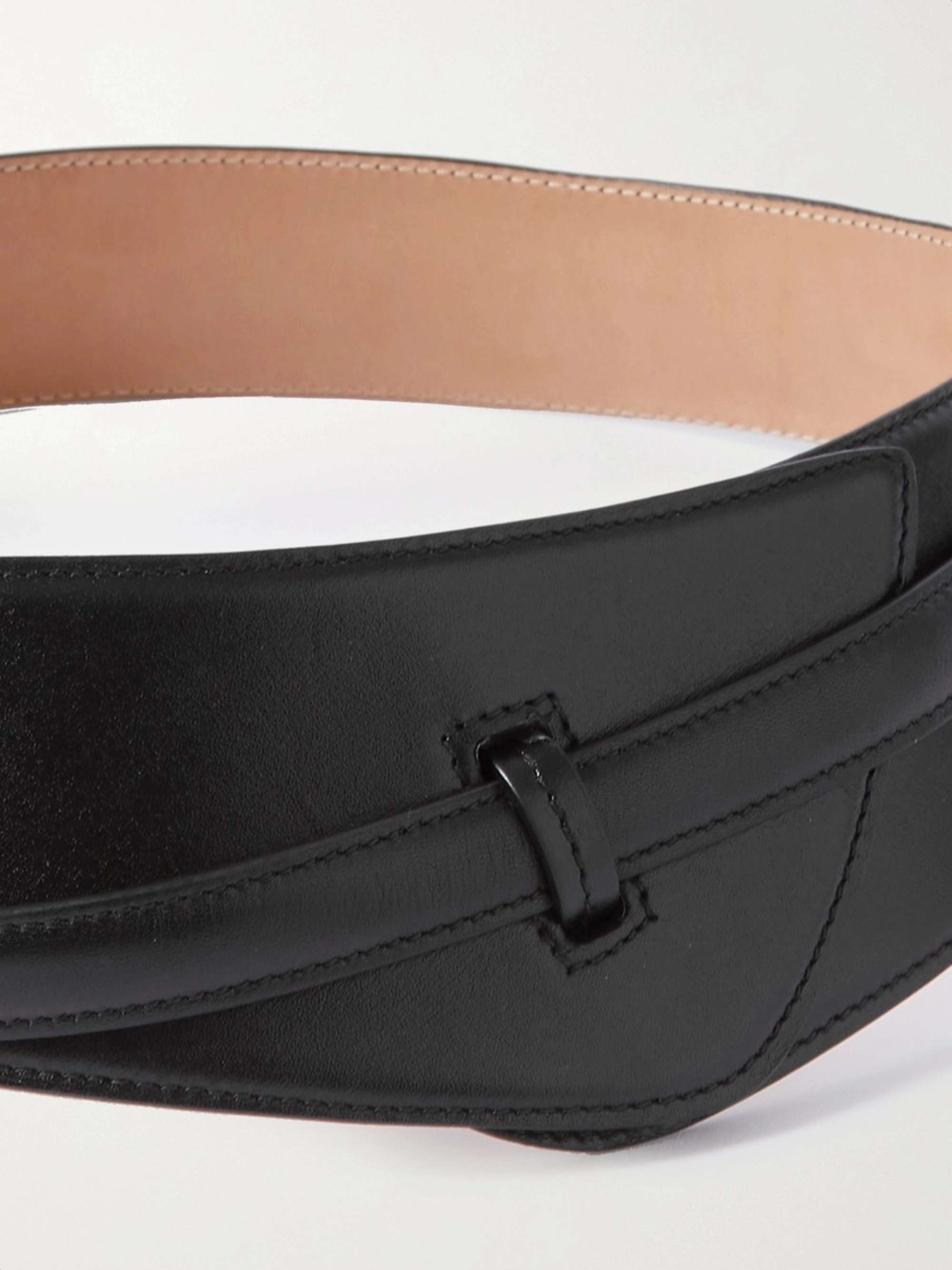 ALAÏA Paneled leather belt