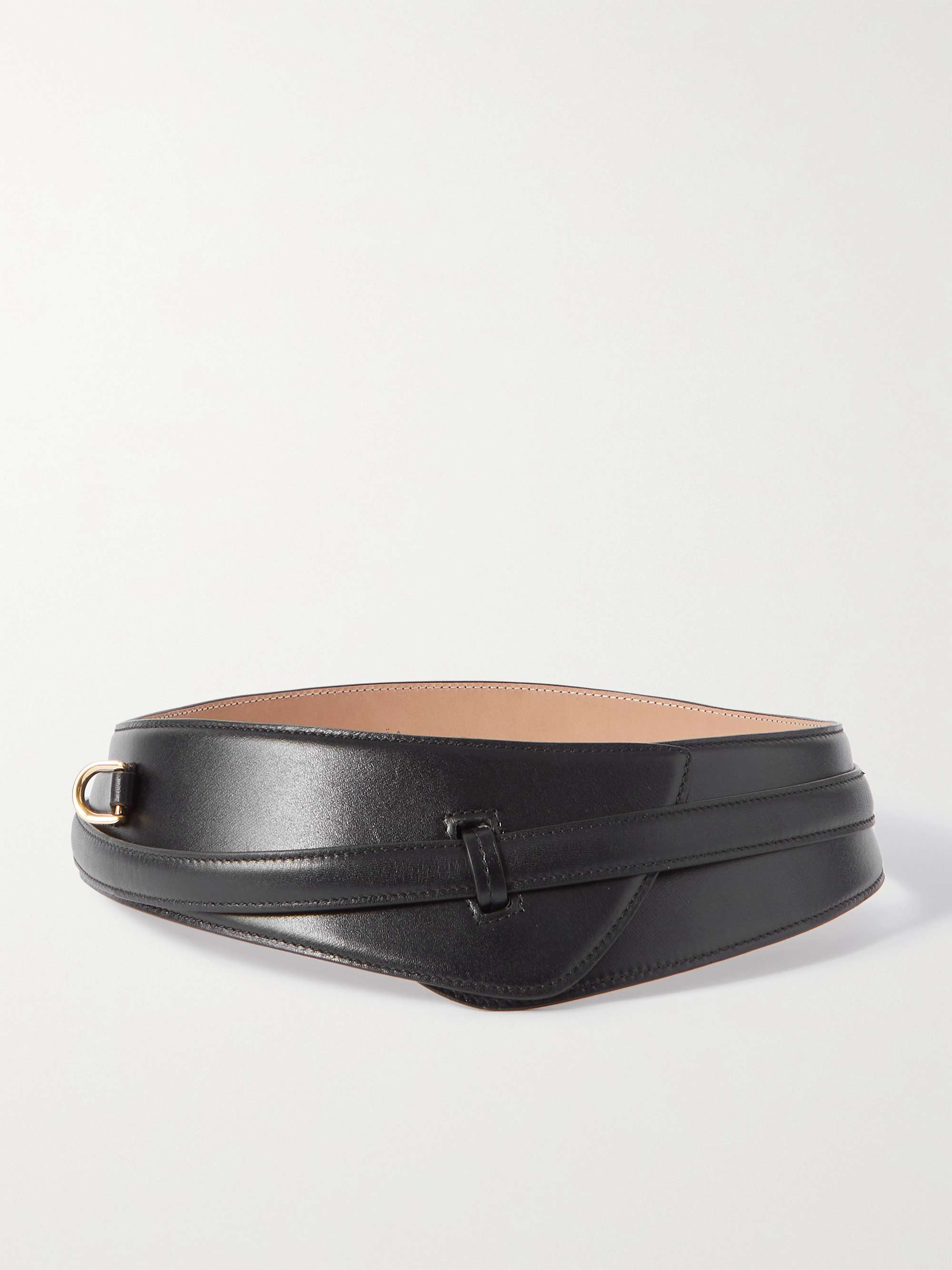 ALAÏA Paneled leather belt