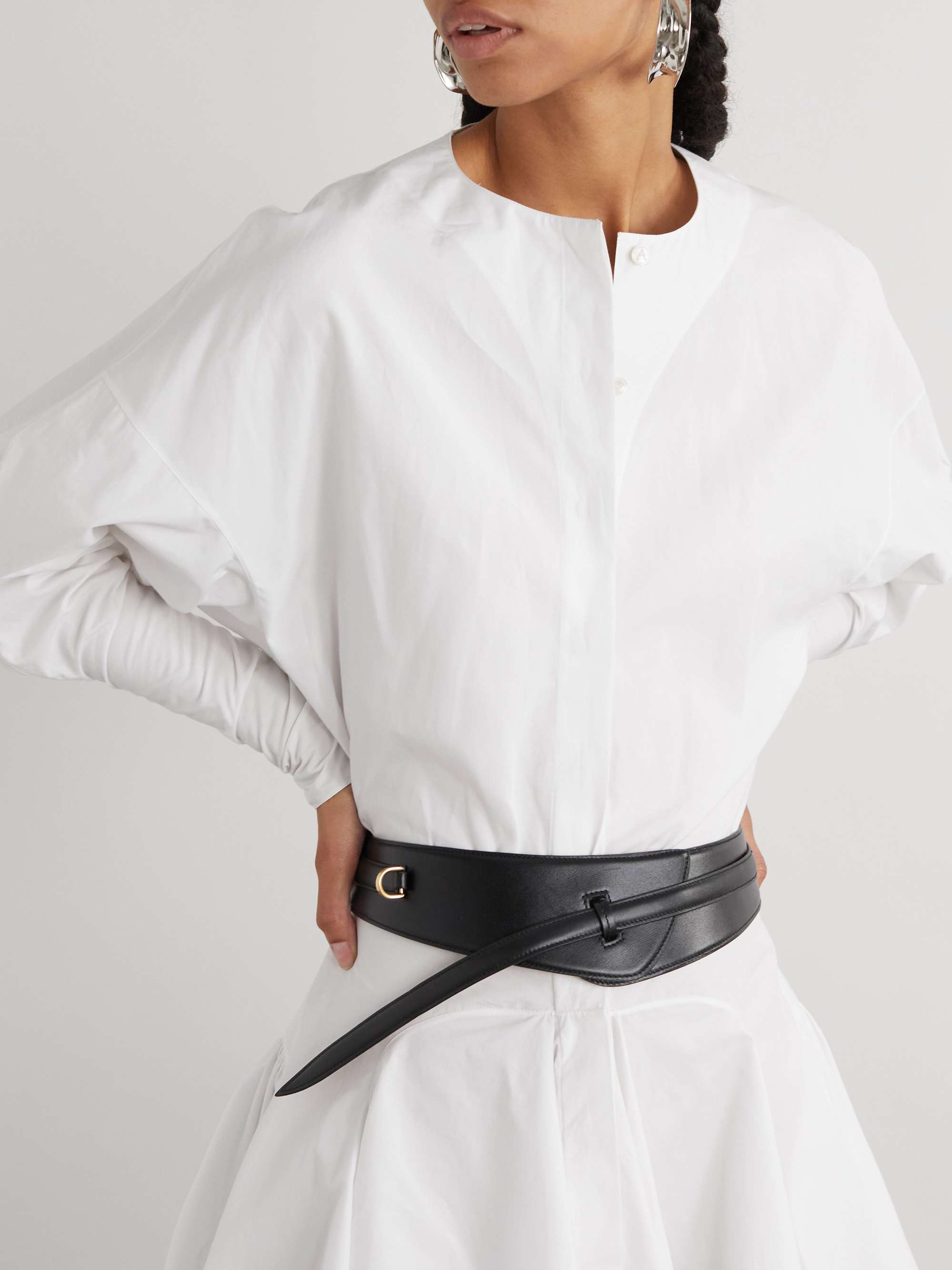 ALAÏA Paneled leather belt