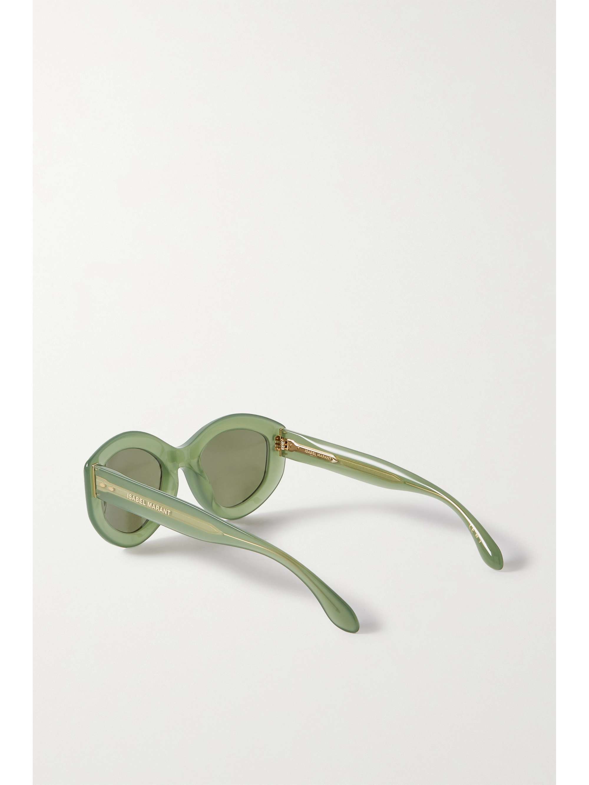 ISABEL MARANT EYEWEAR Oval-frame acetate sunglasses