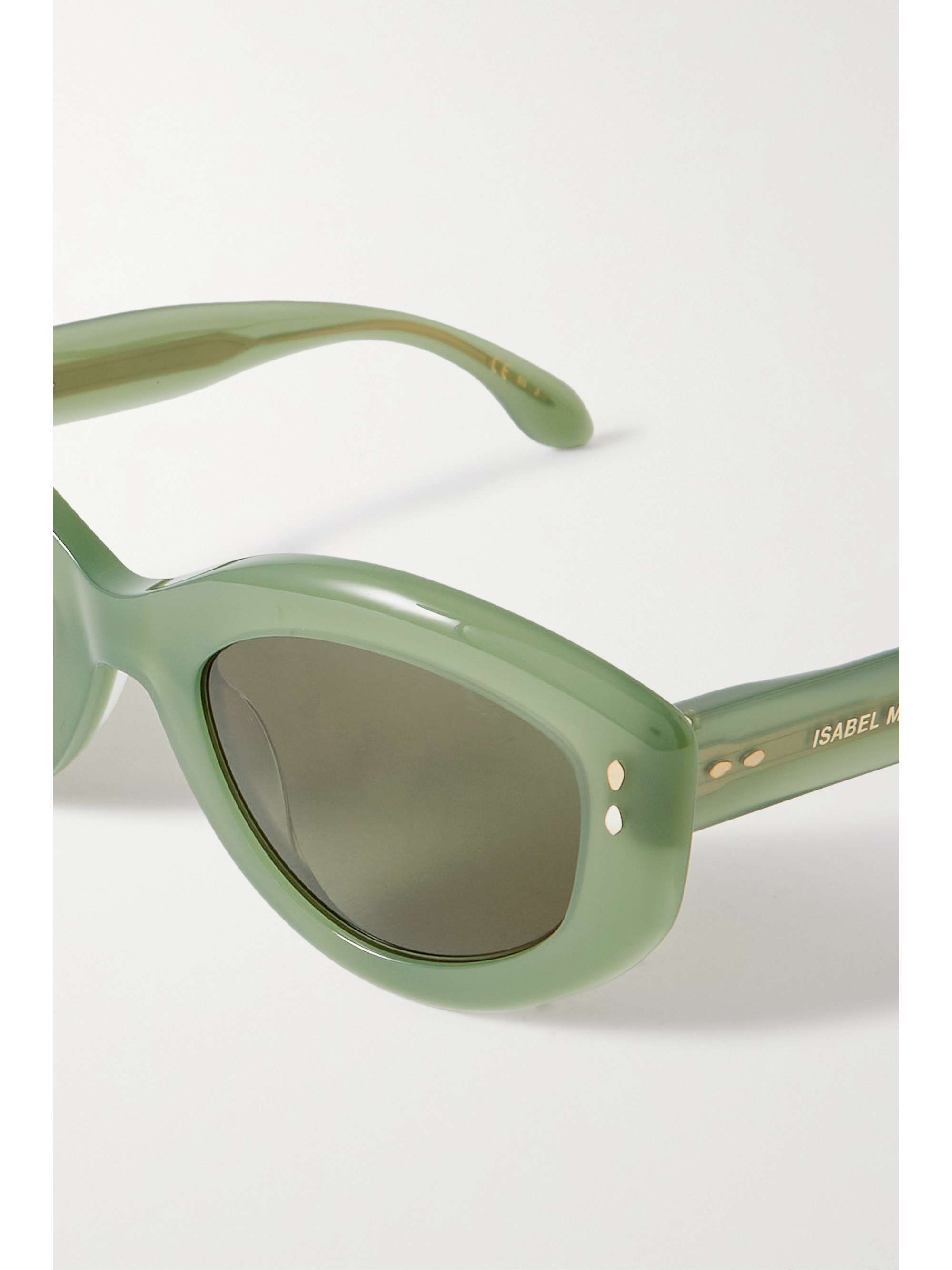 ISABEL MARANT EYEWEAR Oval-frame acetate sunglasses