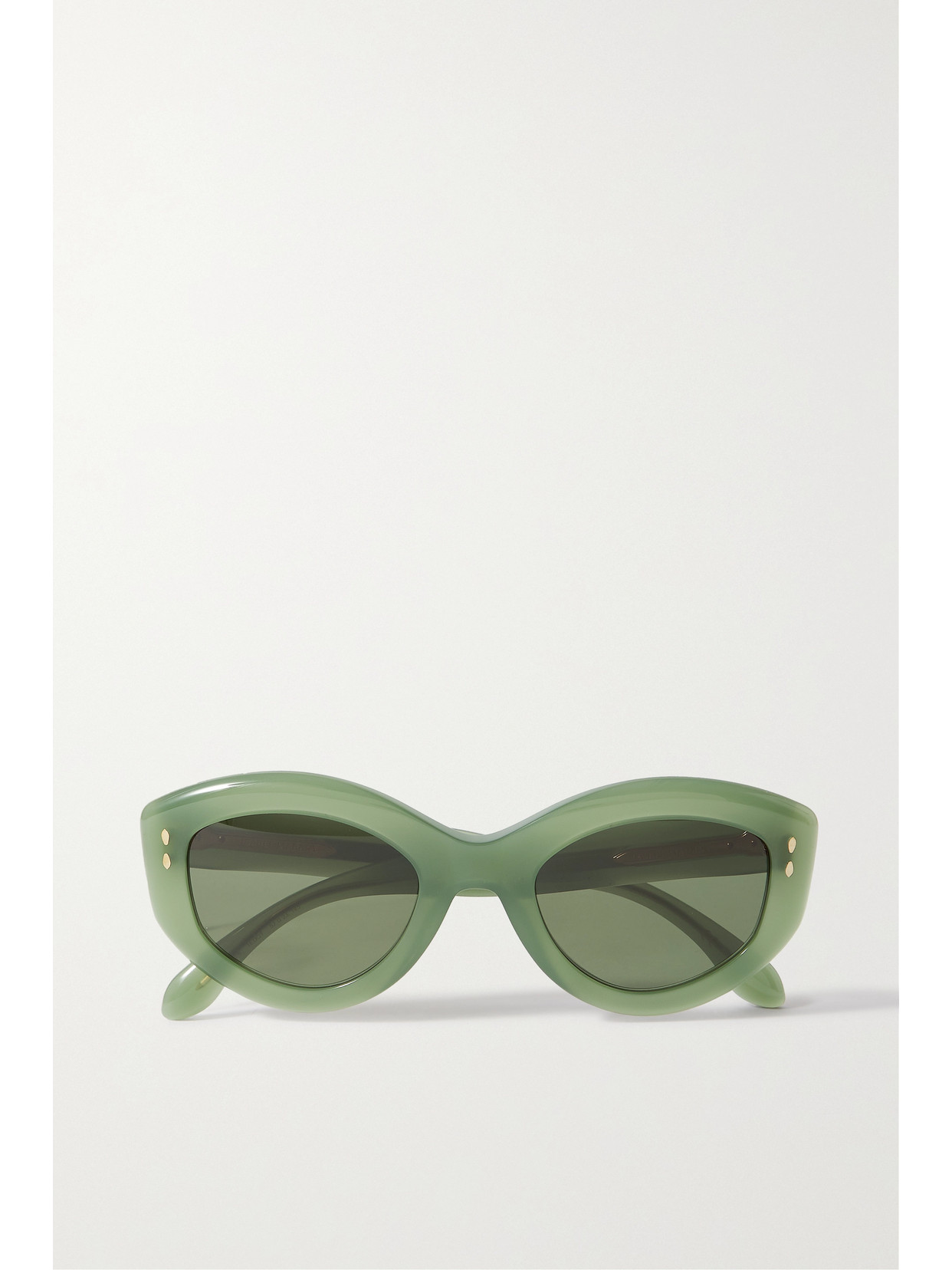 Isabel Marant - Oval-frame Acetate Sunglasses - Green