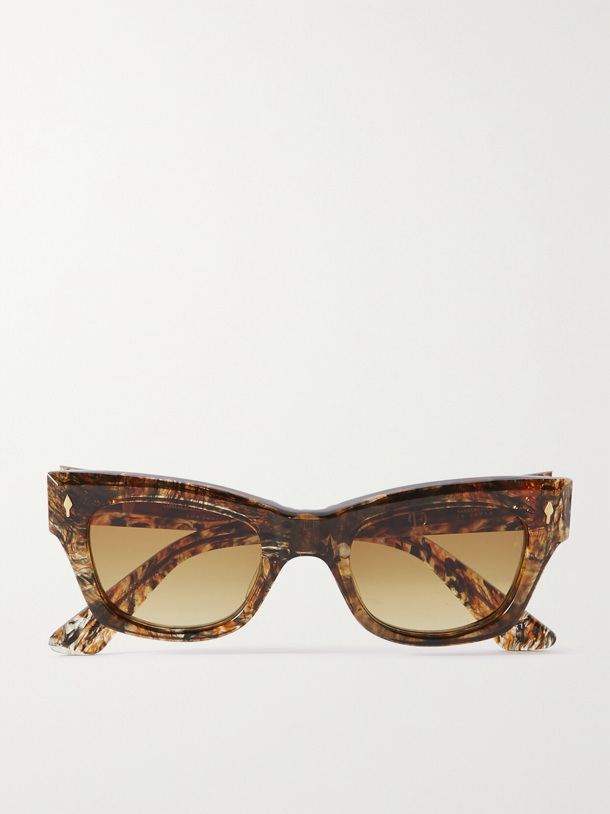 Jacques Marie Mage - All These Nights Cat-eye Acetate Sunglasses - Brown