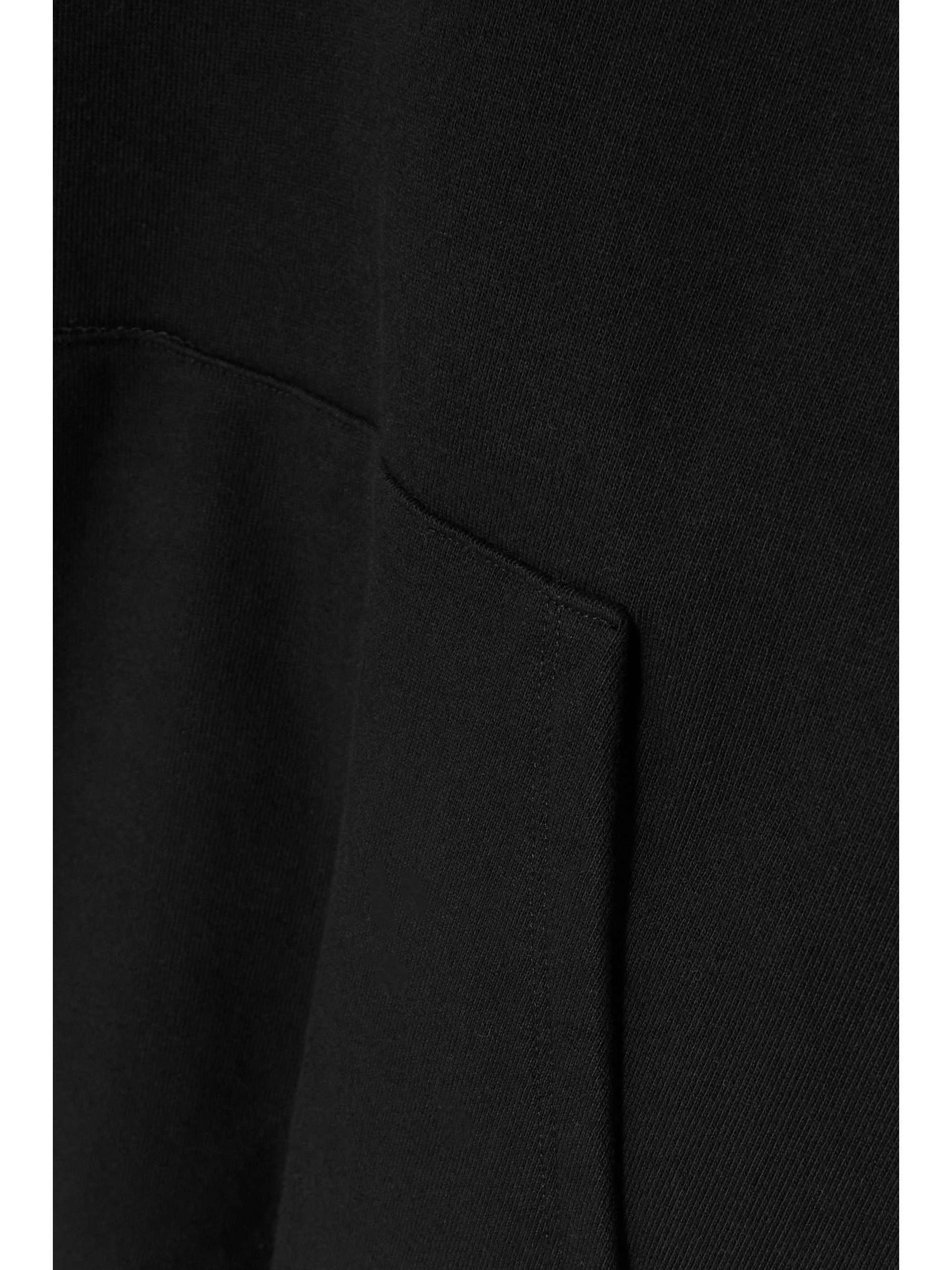 Black Boyfriend fleeceback cottonjersey hoodie Onyx SKIMS NETA