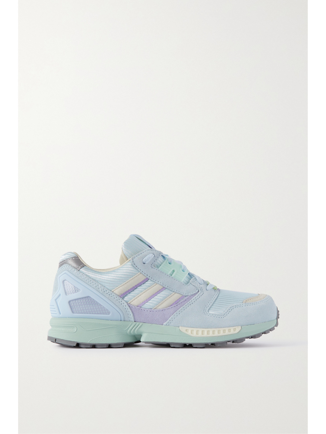 adidas Originals - Zx 8000 Mesh, Suede And Rubber Sneakers - Blue