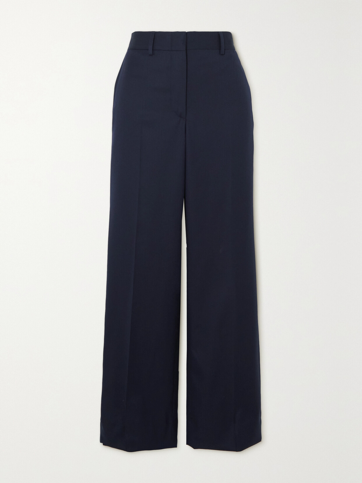 Brioni Wool-twill Straight-leg Pants - Blue