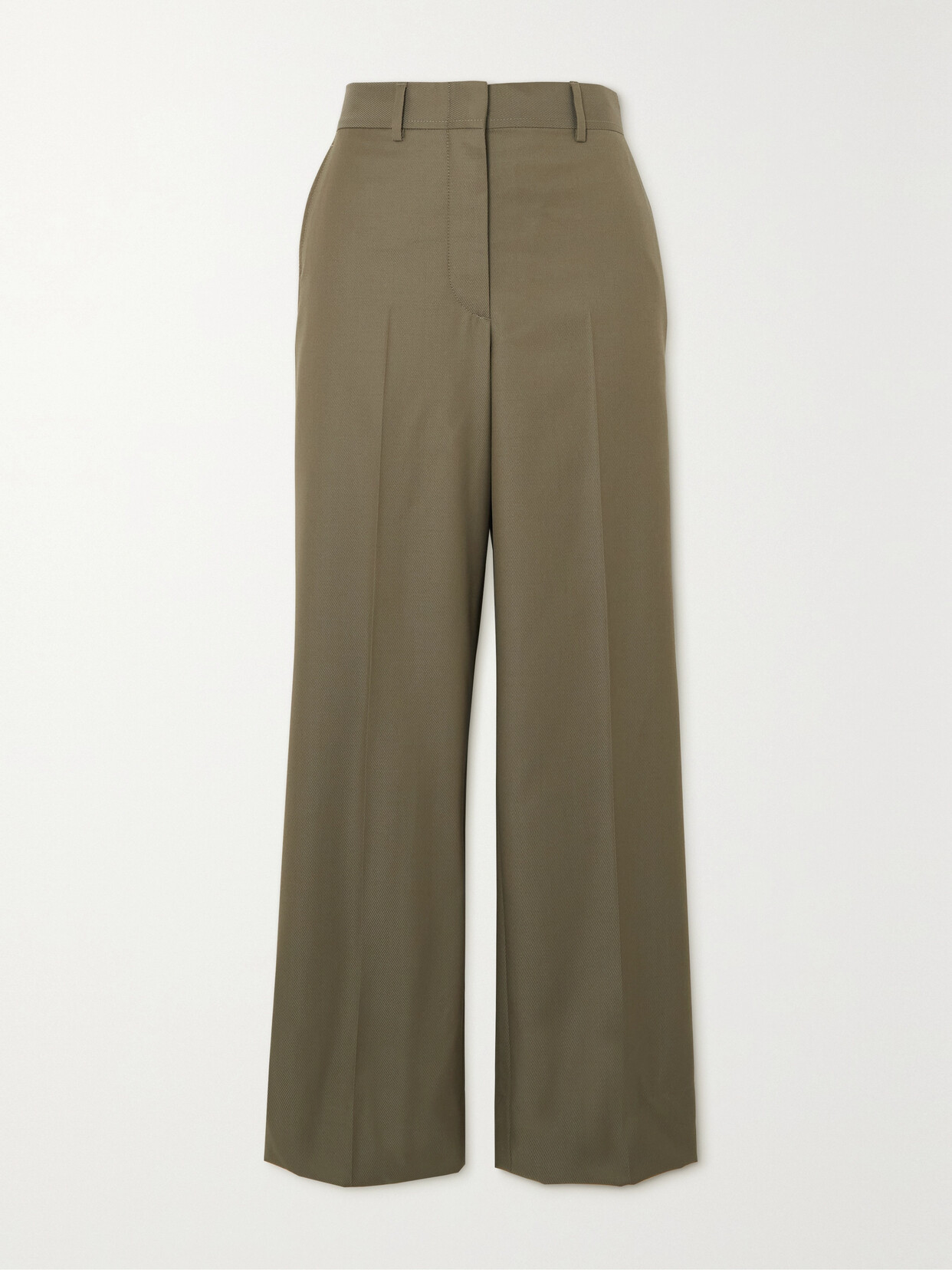 Brioni - Ribbed Wool Straight-leg Pants - Brown