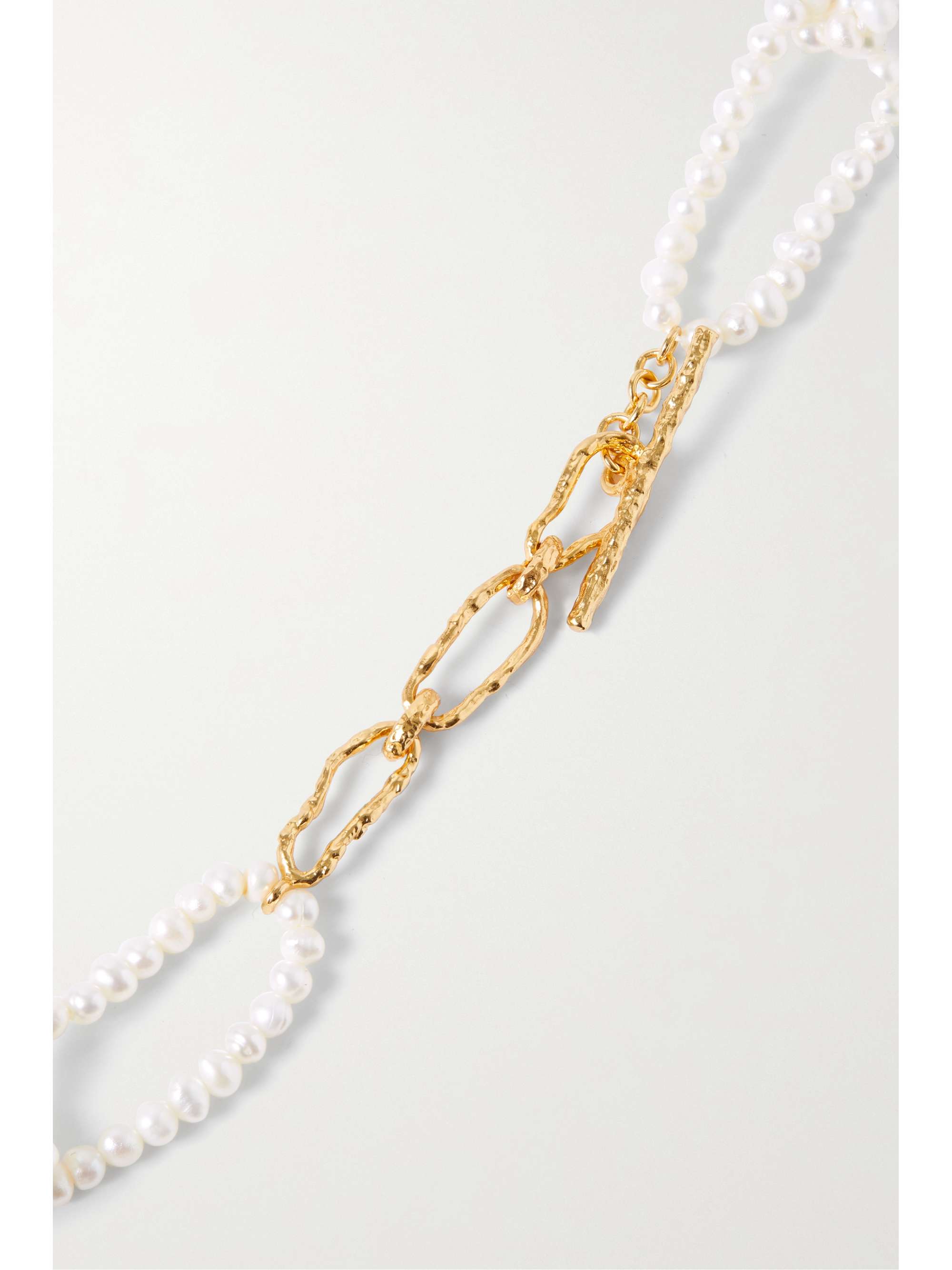 PACHAREE Gold-plated pearl necklace
