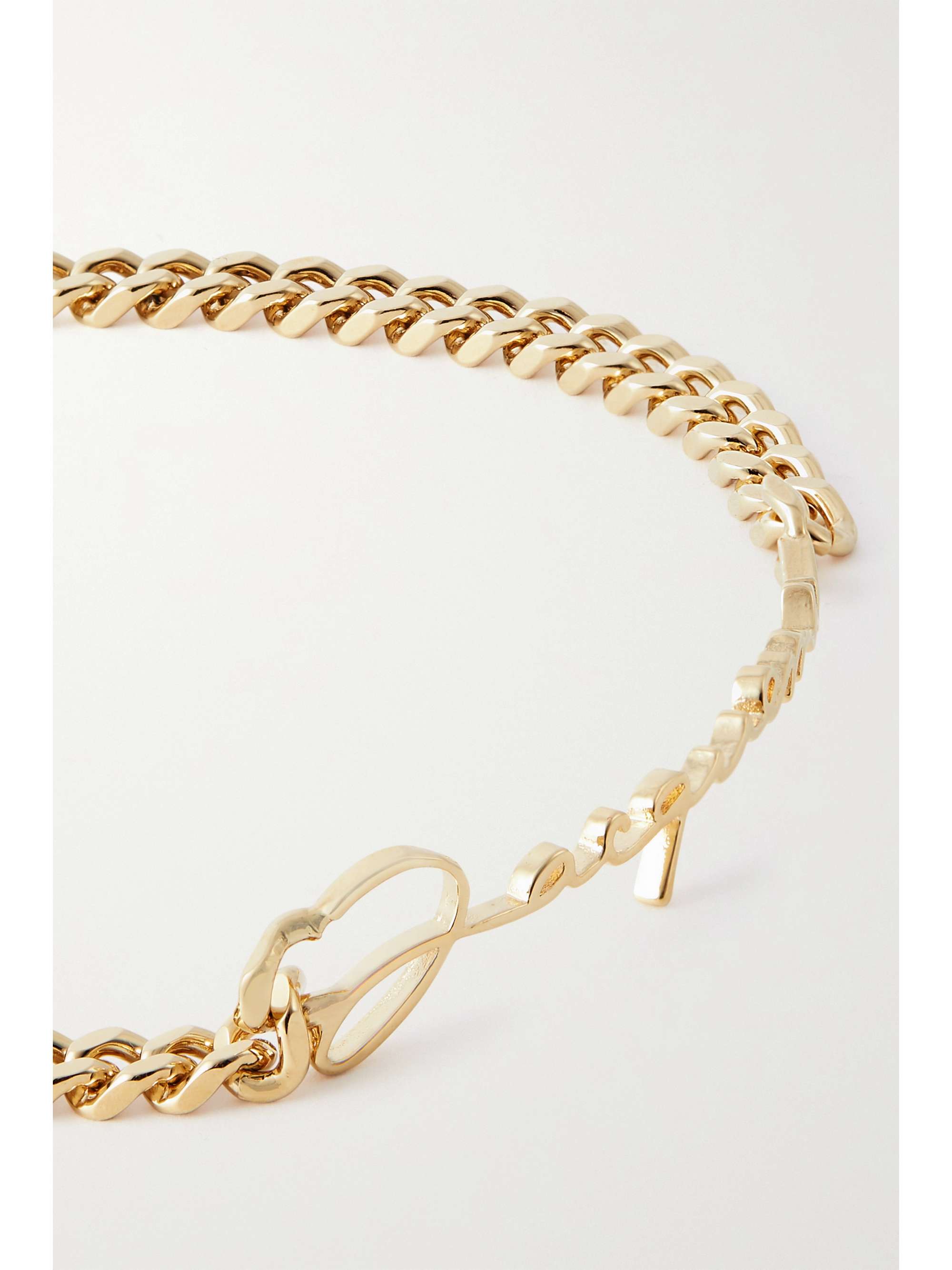 JACQUEMUS La Gourmette Jacquemus gold-tone bracelet