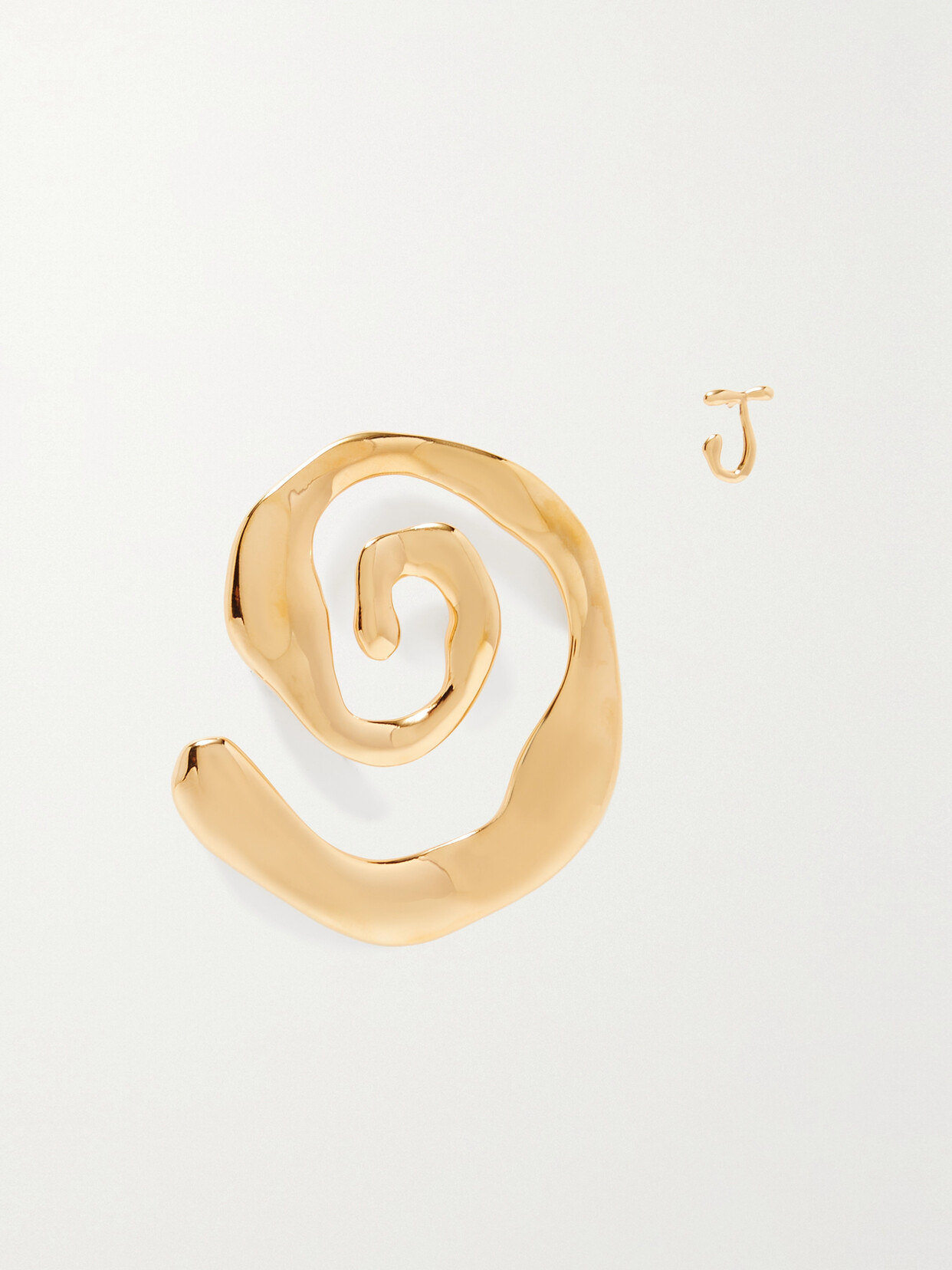 Jacquemus - Les Créoles Turbi Gold-tone Earrings - One size