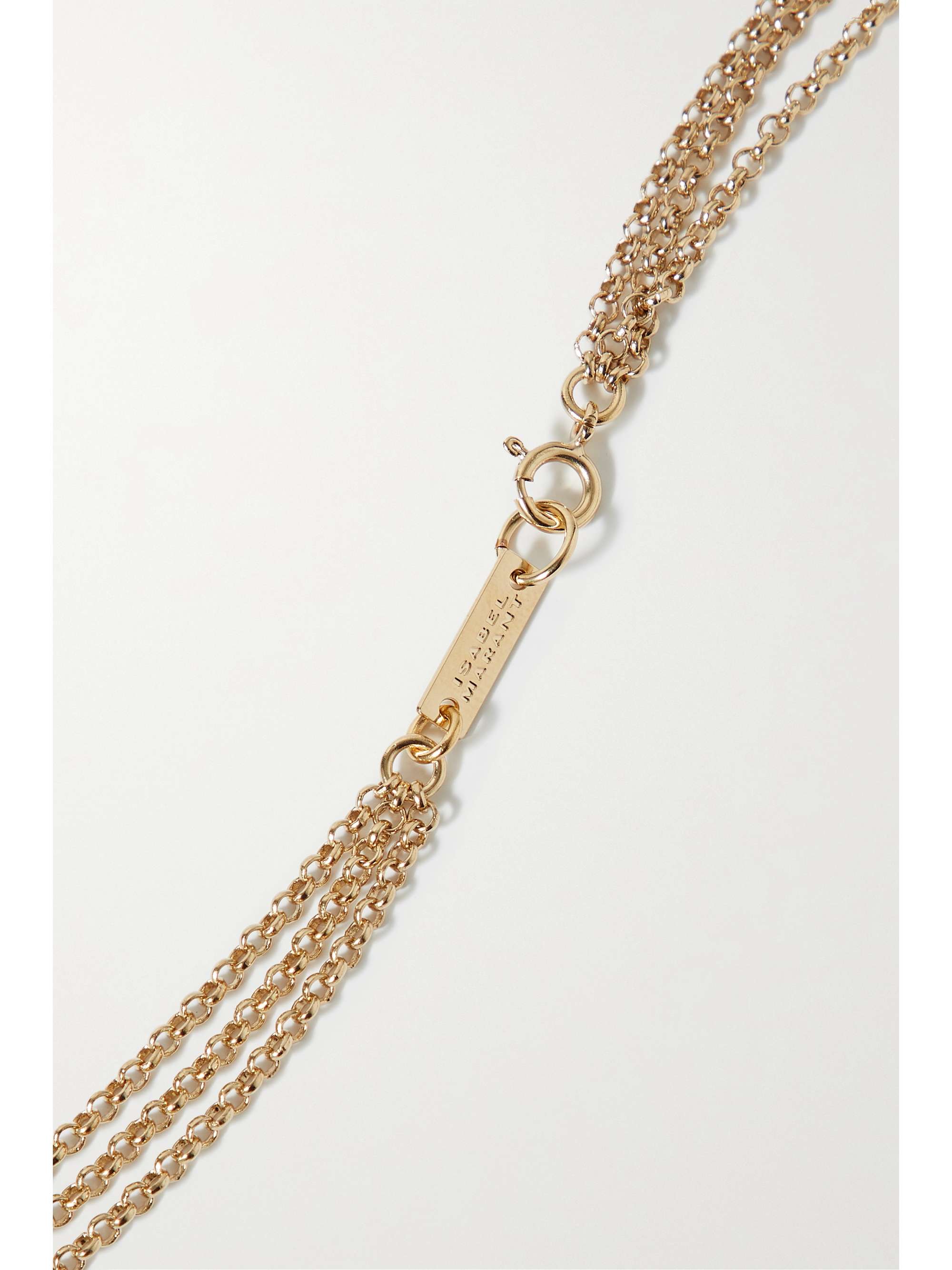 ISABEL MARANT Gold-tone necklace