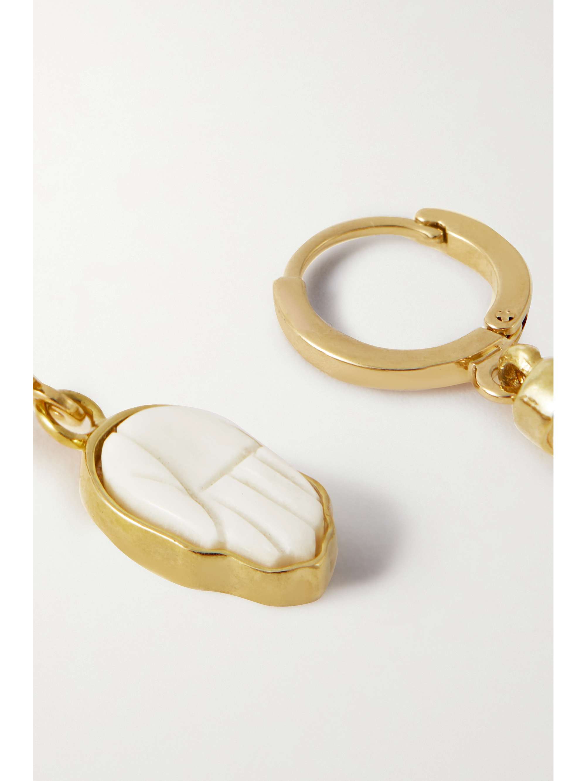 ISABEL MARANT Gold-tone bone earrings