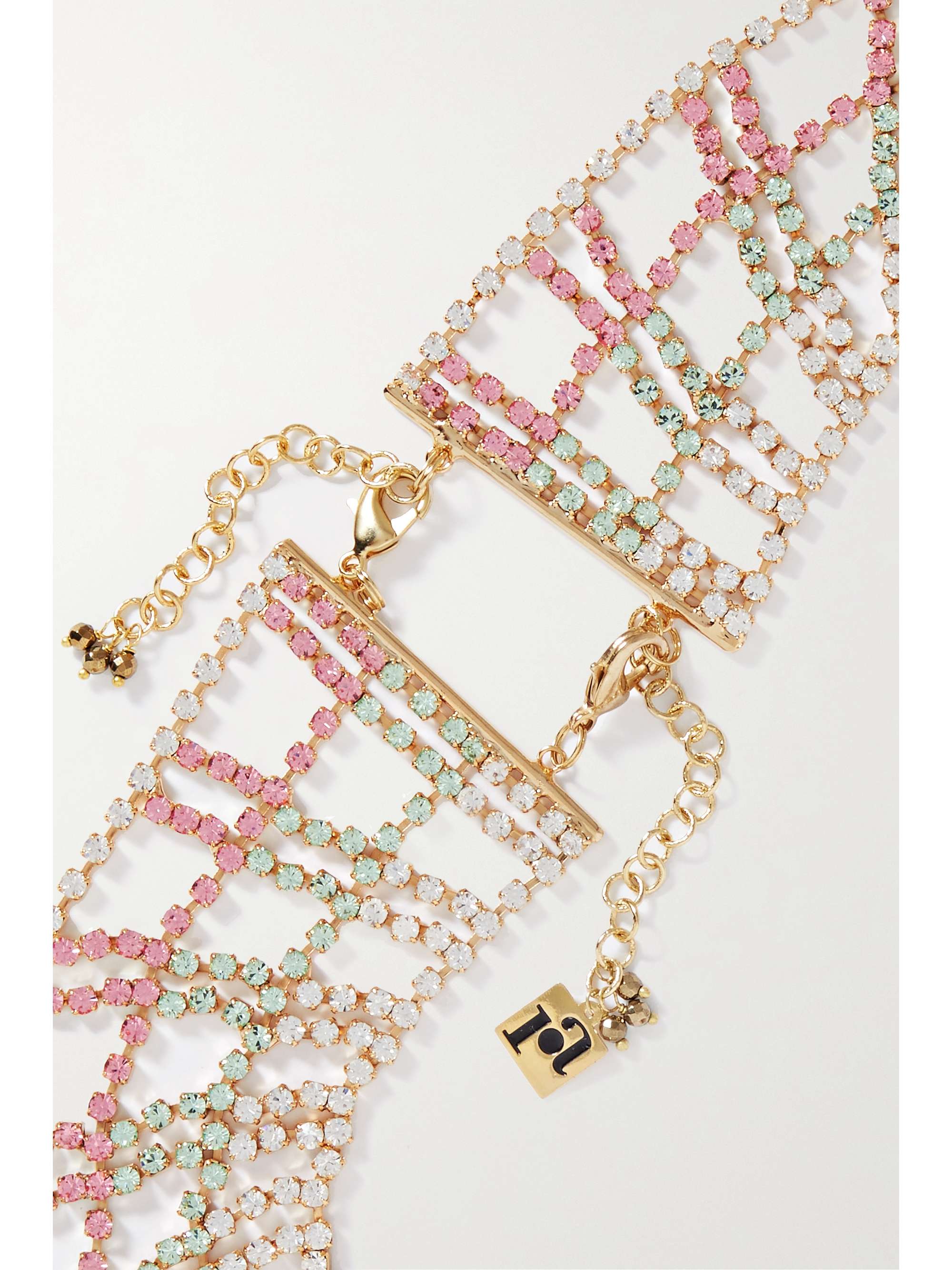 ROSANTICA Aurora gold-tone crystal necklace
