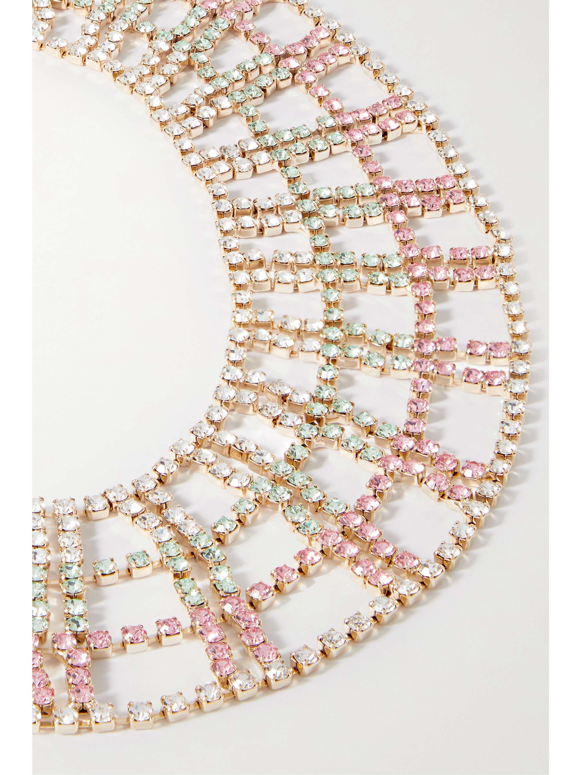 ROSANTICA Aurora gold-tone crystal necklace