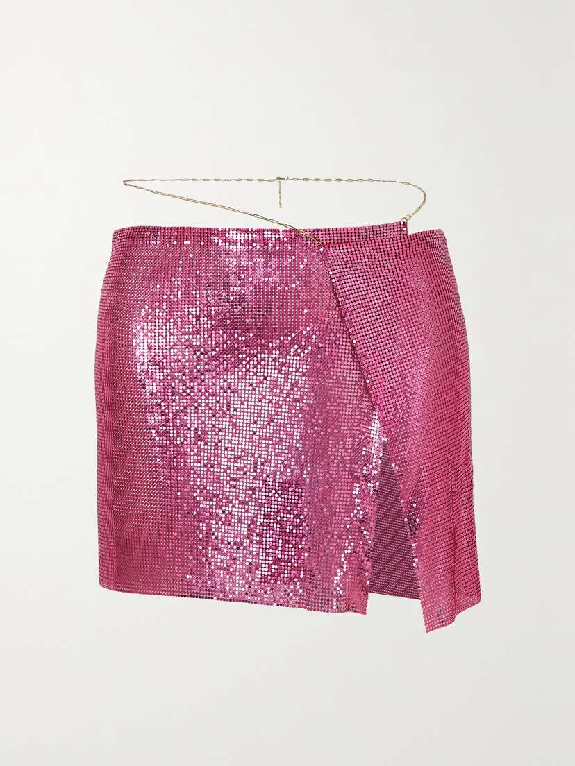 ROSANTICA Mermaid Chainmail Mini Skirt