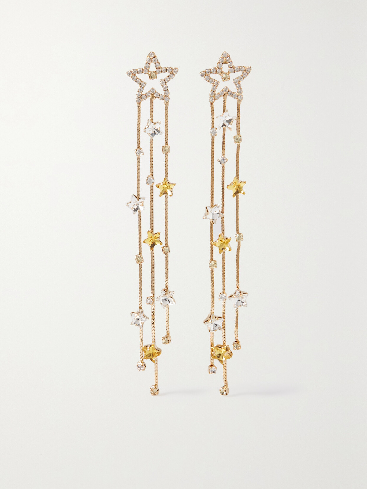 Rosantica Meteora Gold-tone Crystal Earrings