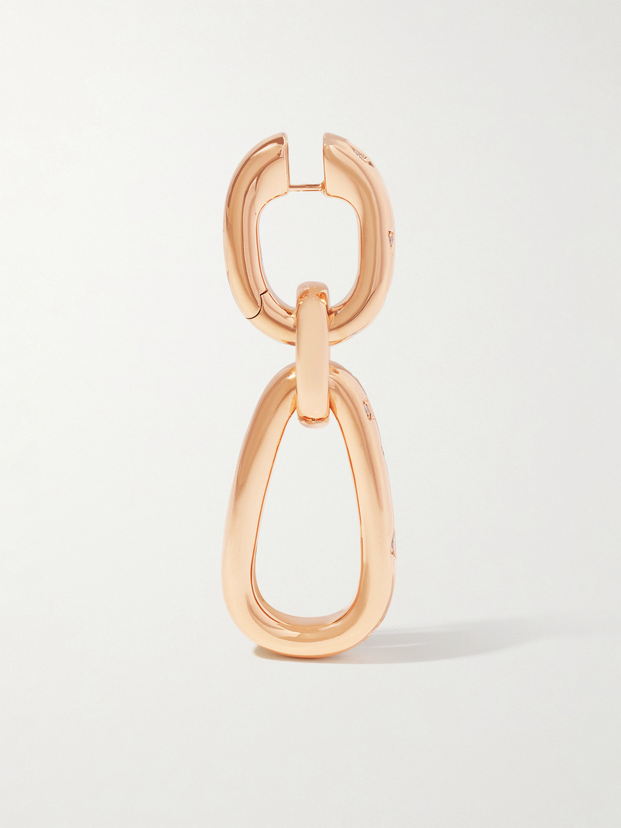 Pomellato Iconica 18-karat Rose Gold Diamond Earrings In Gold