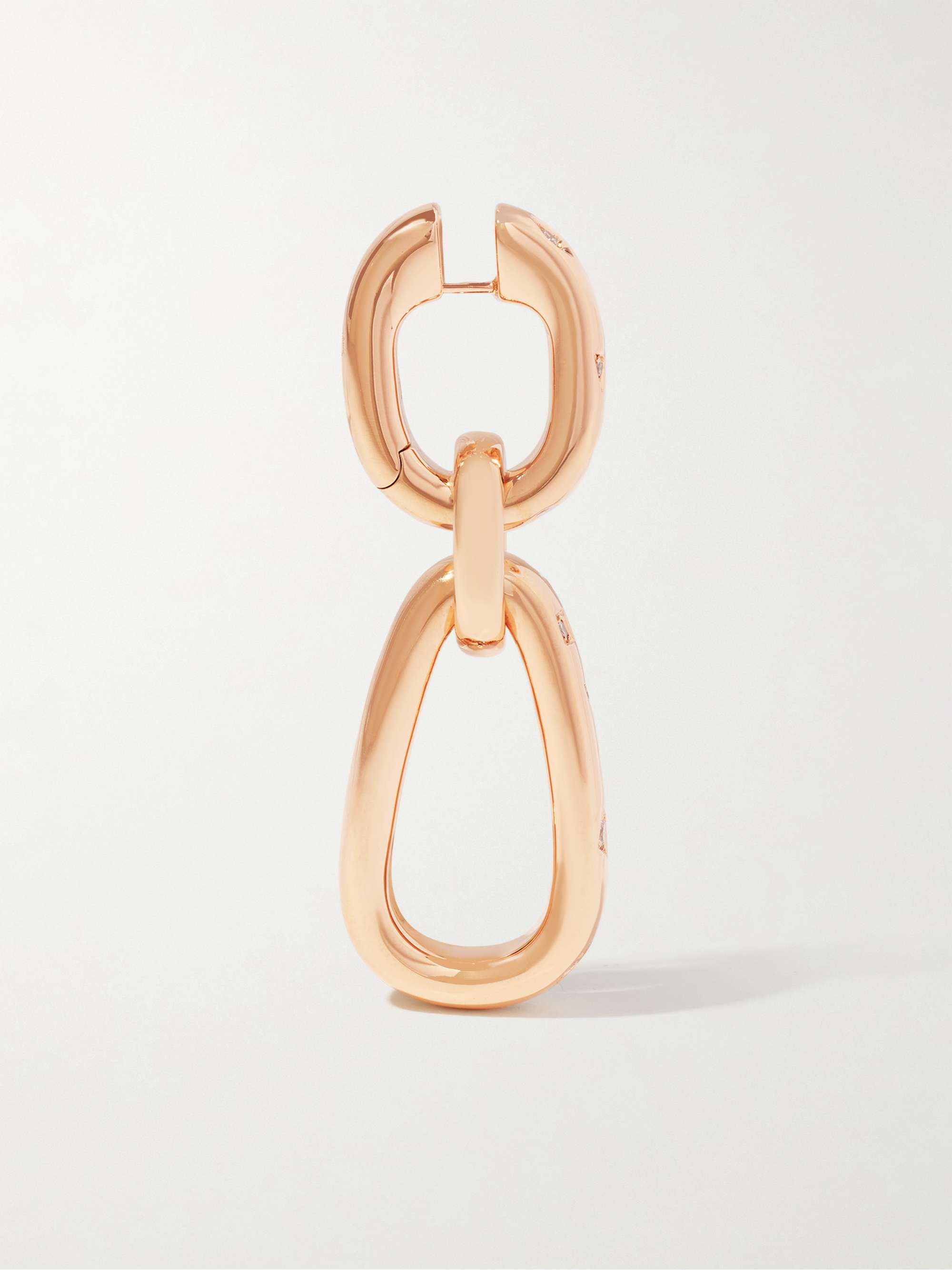 POMELLATO Iconica 18-karat rose gold diamond earrings