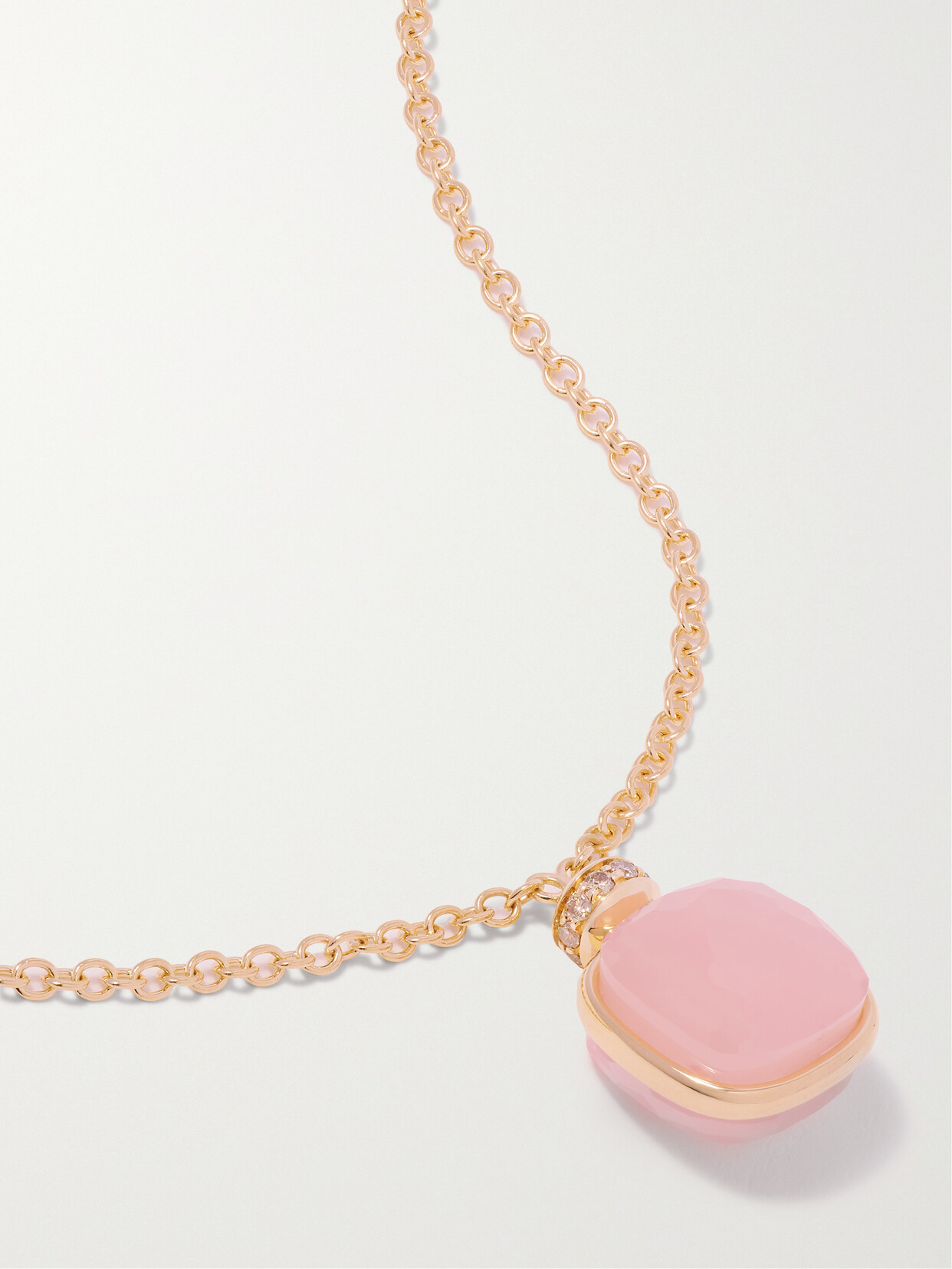 Pomellato - Nudo 18-karat Rose Gold Multi-stone Necklace - One size