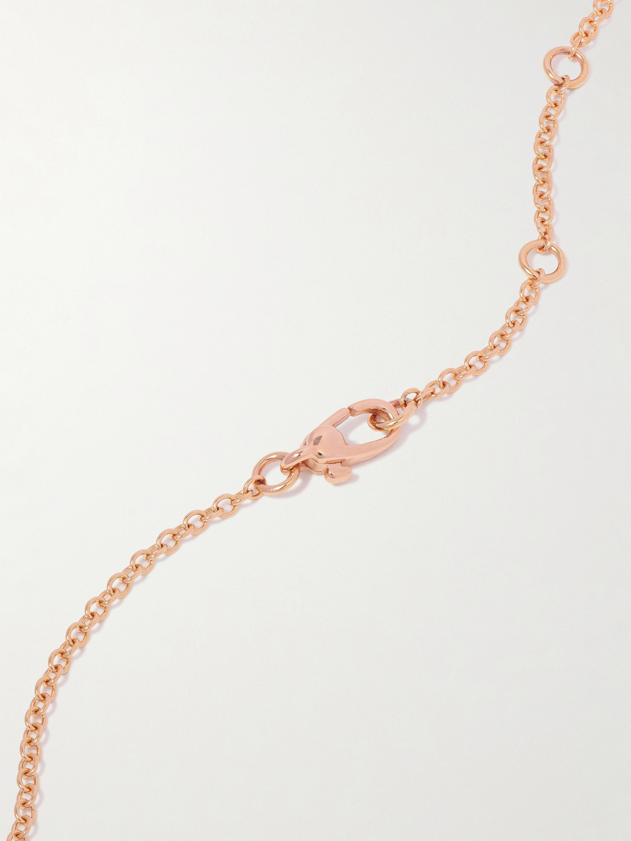 Pomellato Nudo Classic Rose Gold Sky Blue Topaz Necklace With Diamonds In Gold