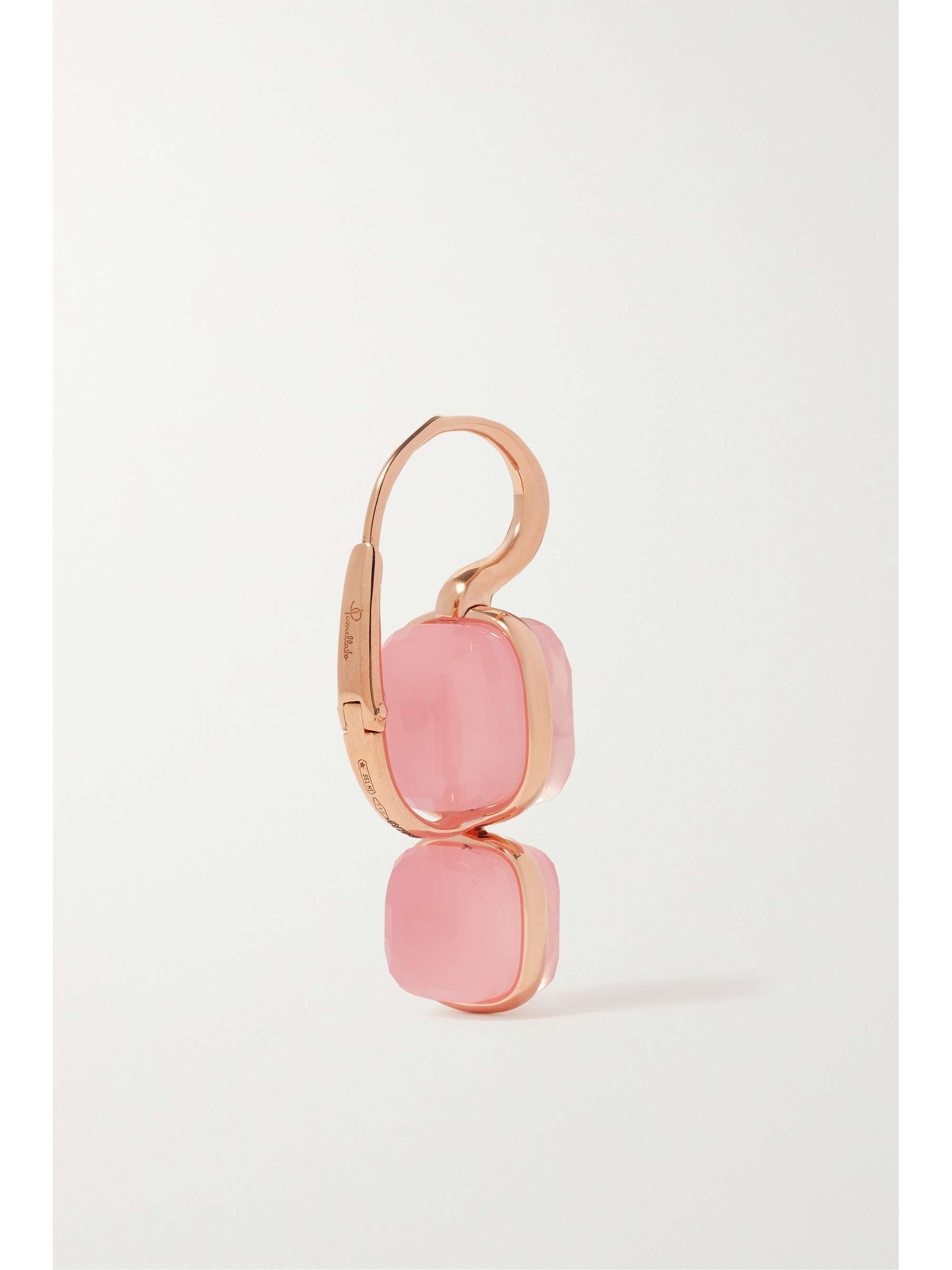 POMELLATO Nudo 18-karat rose gold multi-stone earrings