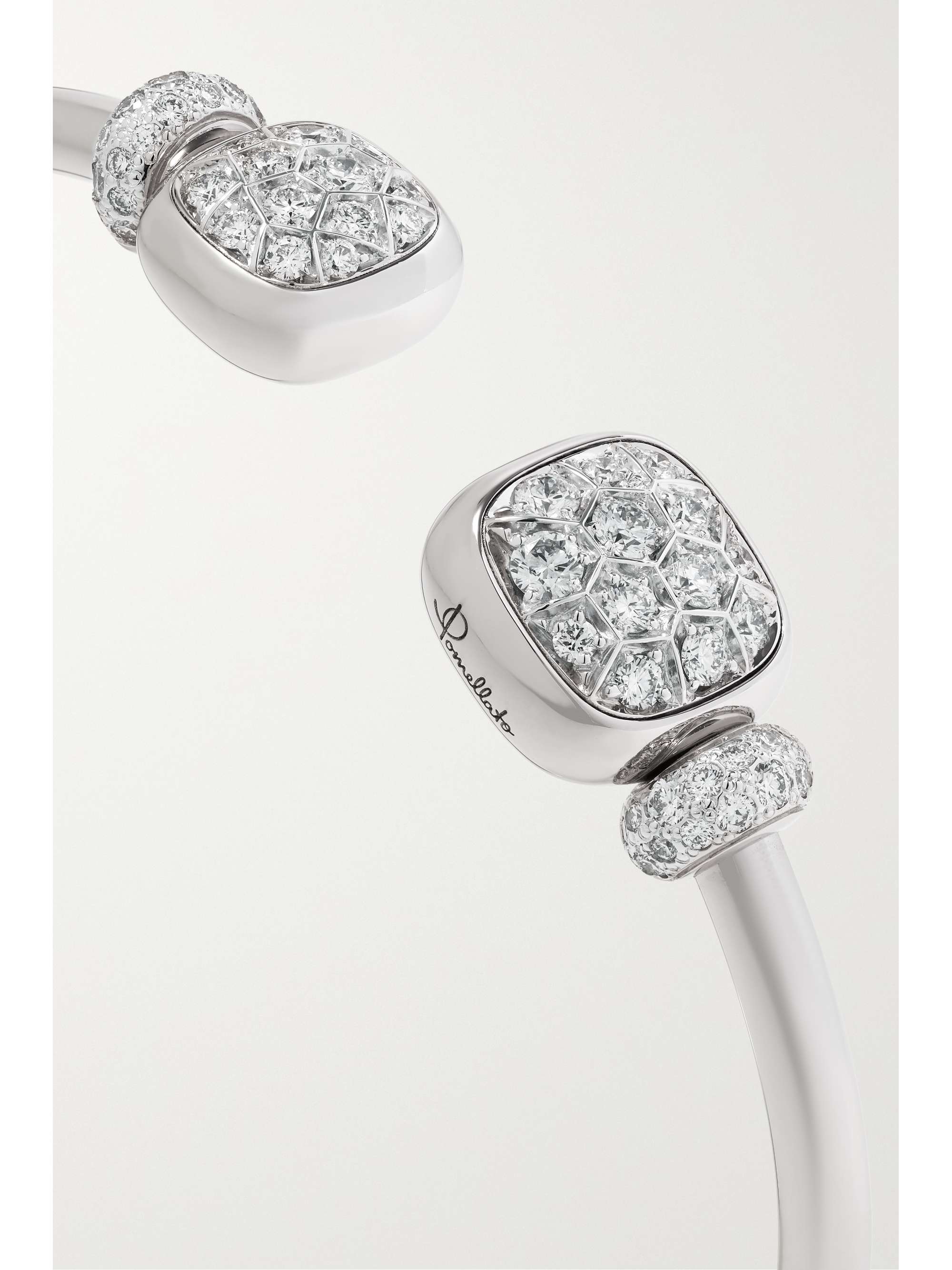 POMELLATO Nudo 18-karat rose gold, diamond and topaz cuff