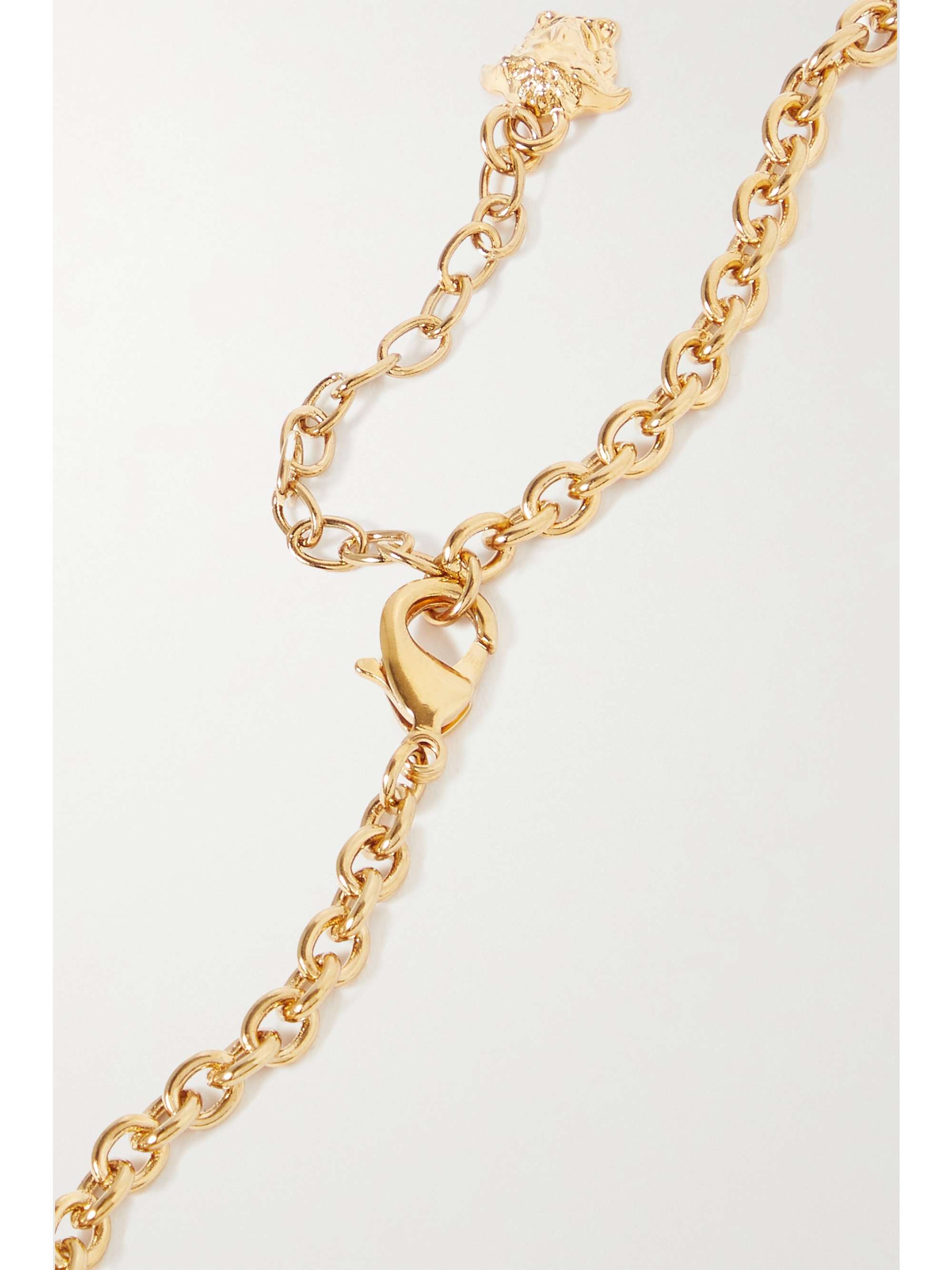 VERSACE Medusa gold-tone crystal necklace